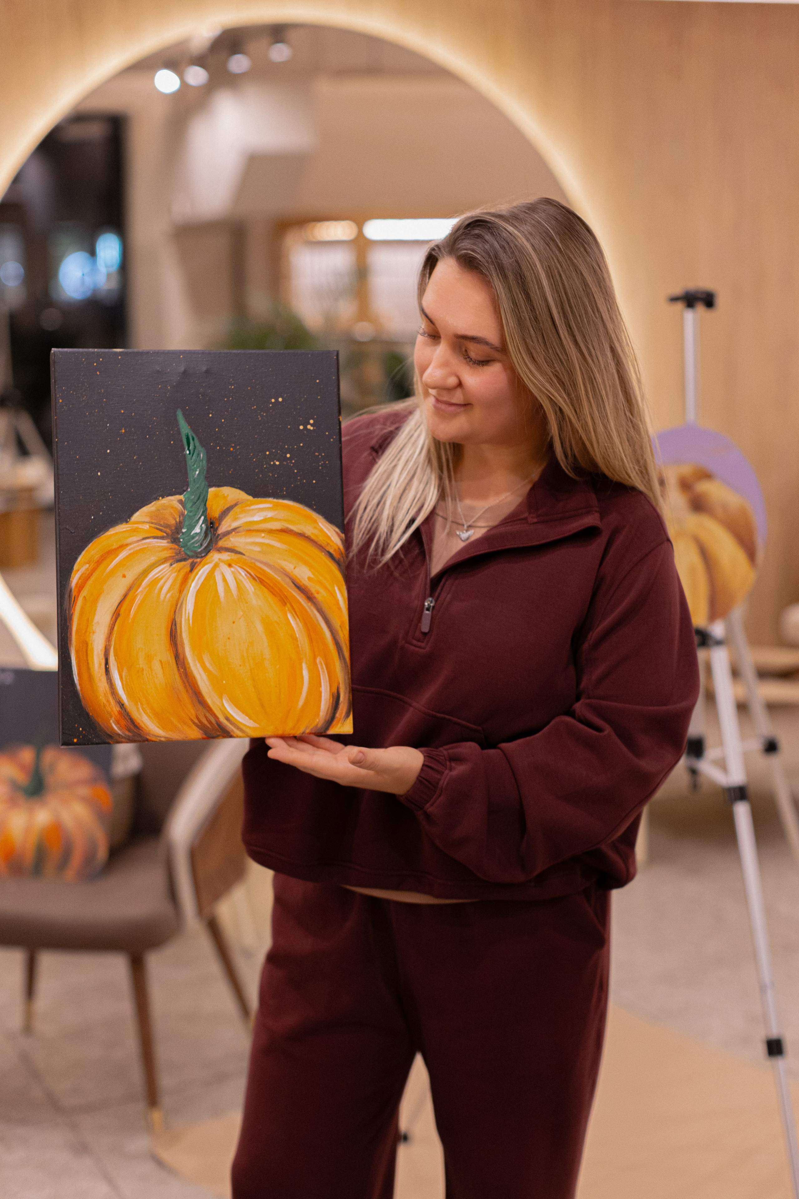 МК Тыква в кафе Здрасте. Анастасия Ракчеева Художник