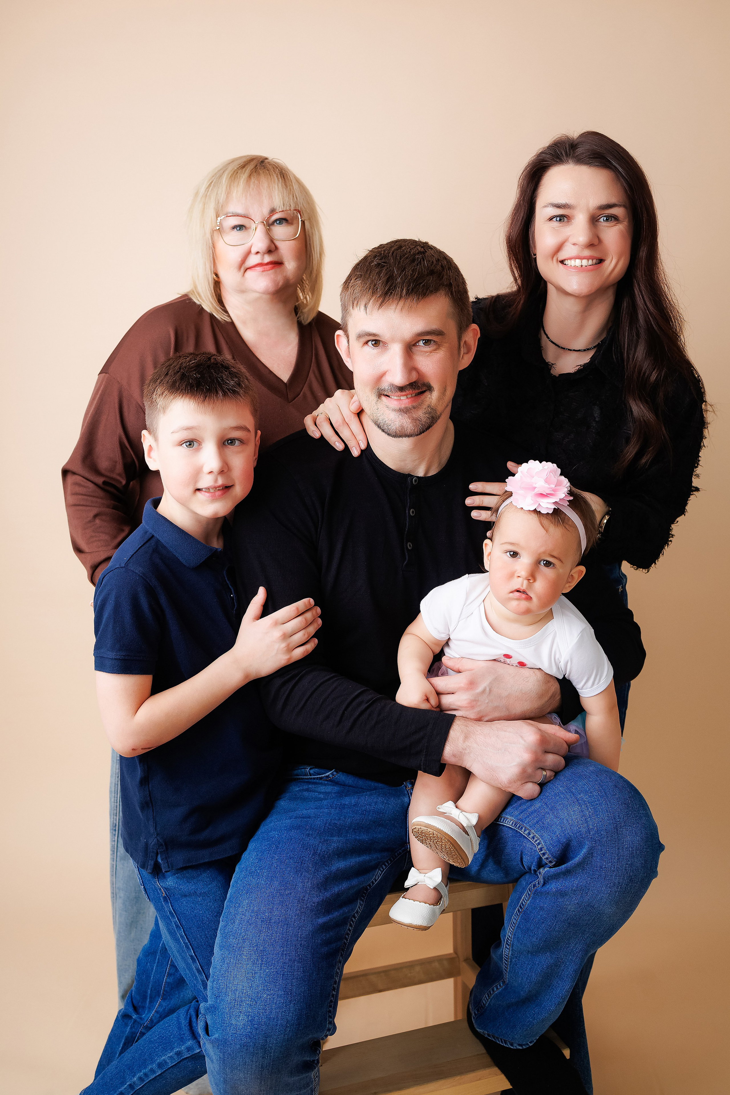 Полине 1 годик. Фотограф новорожденный малышей Новосибирск