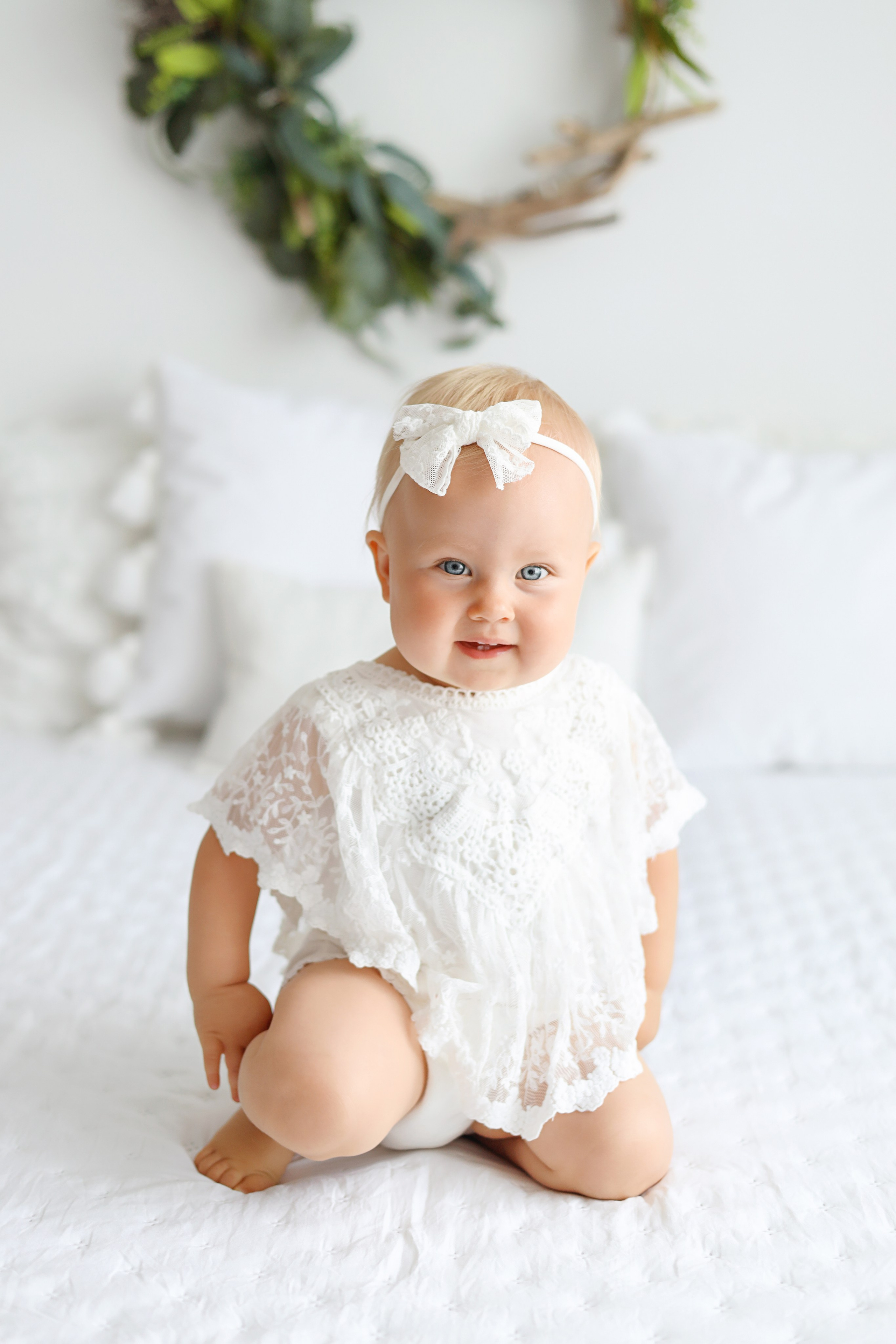 Детская фотосессия на 1 годик для Киры. Фотограф новорожденных Москва. Ньюборн фотограф Москва