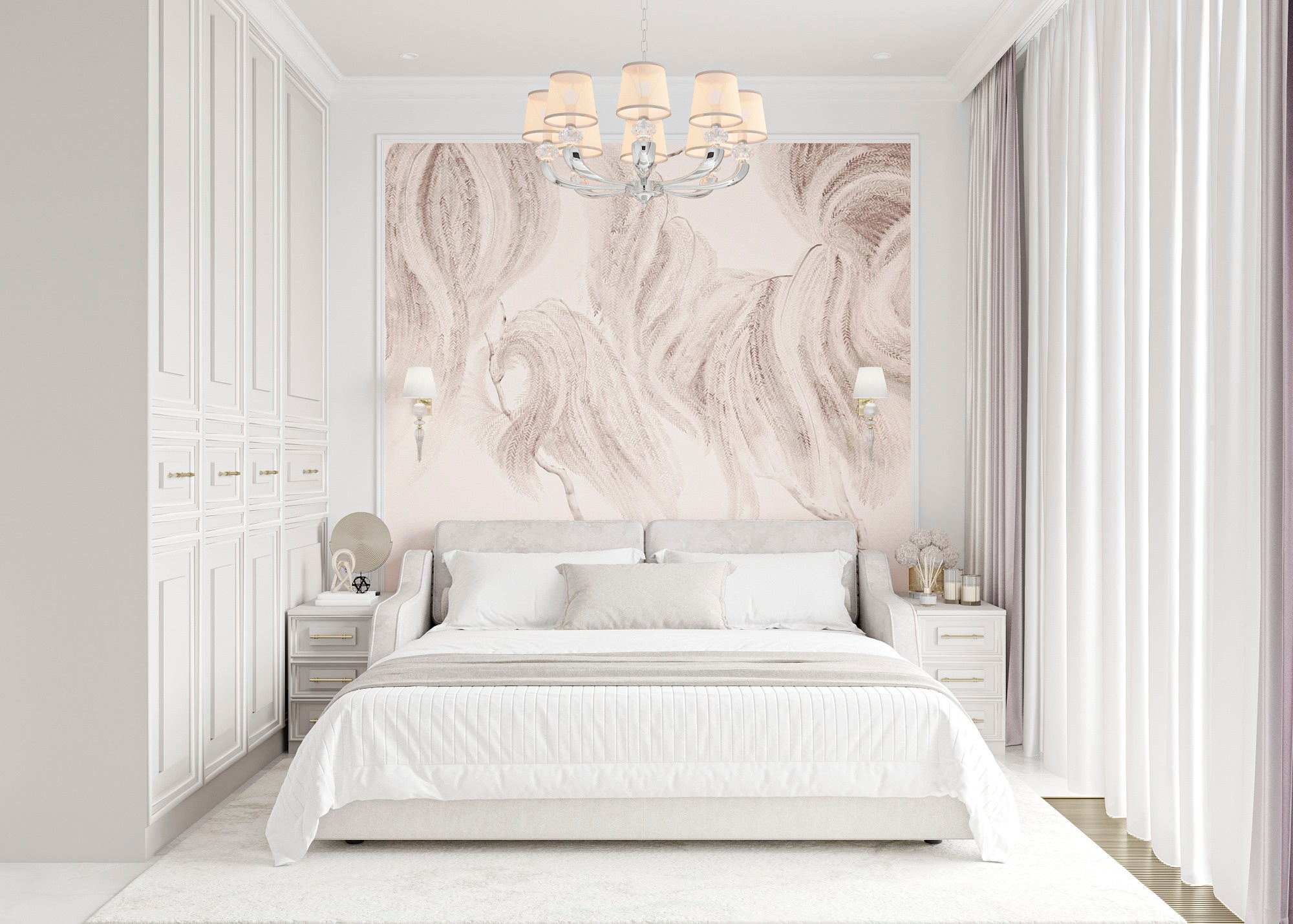 ЖК SPIRES (МОСКВА) 120 КВ.М. Irina Balykina — Interior 3D Visualisation