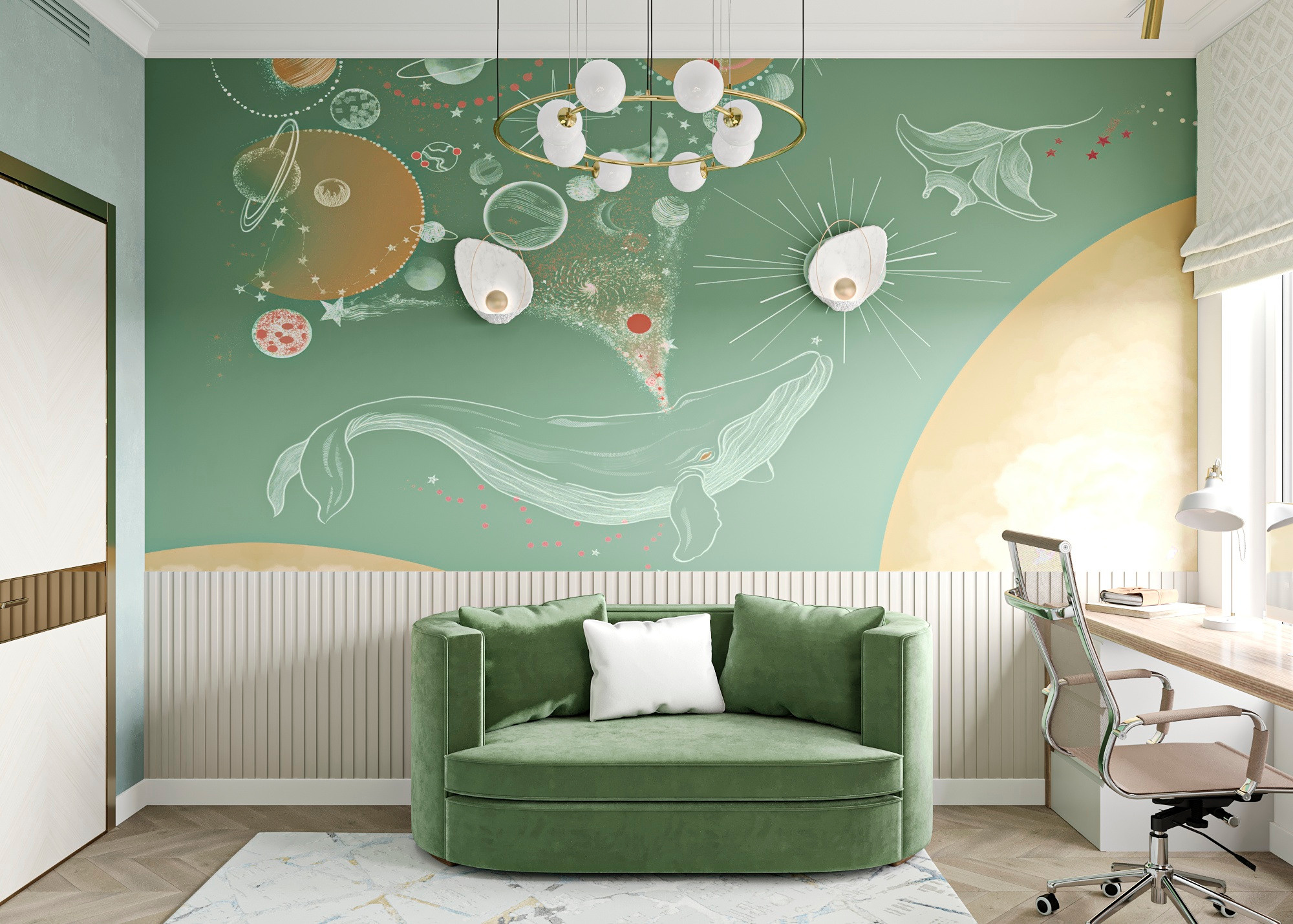 ЖК СЕРДЦЕ СТОЛИЦЫ — ДЕТСКАЯ. Irina Balykina — Interior 3D Visualisation