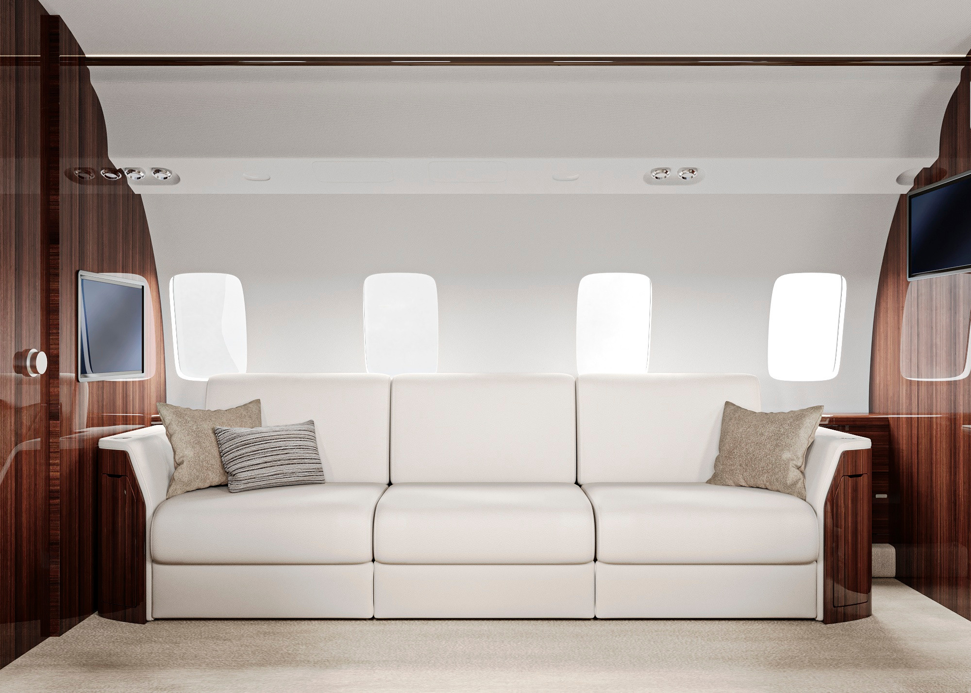 ВИЗУАЛИЗАЦИЯ САМОЛЕТА BOMBARDIER GLOBAL EXPRESS. Irina Balykina — Interior 3D Visualisation