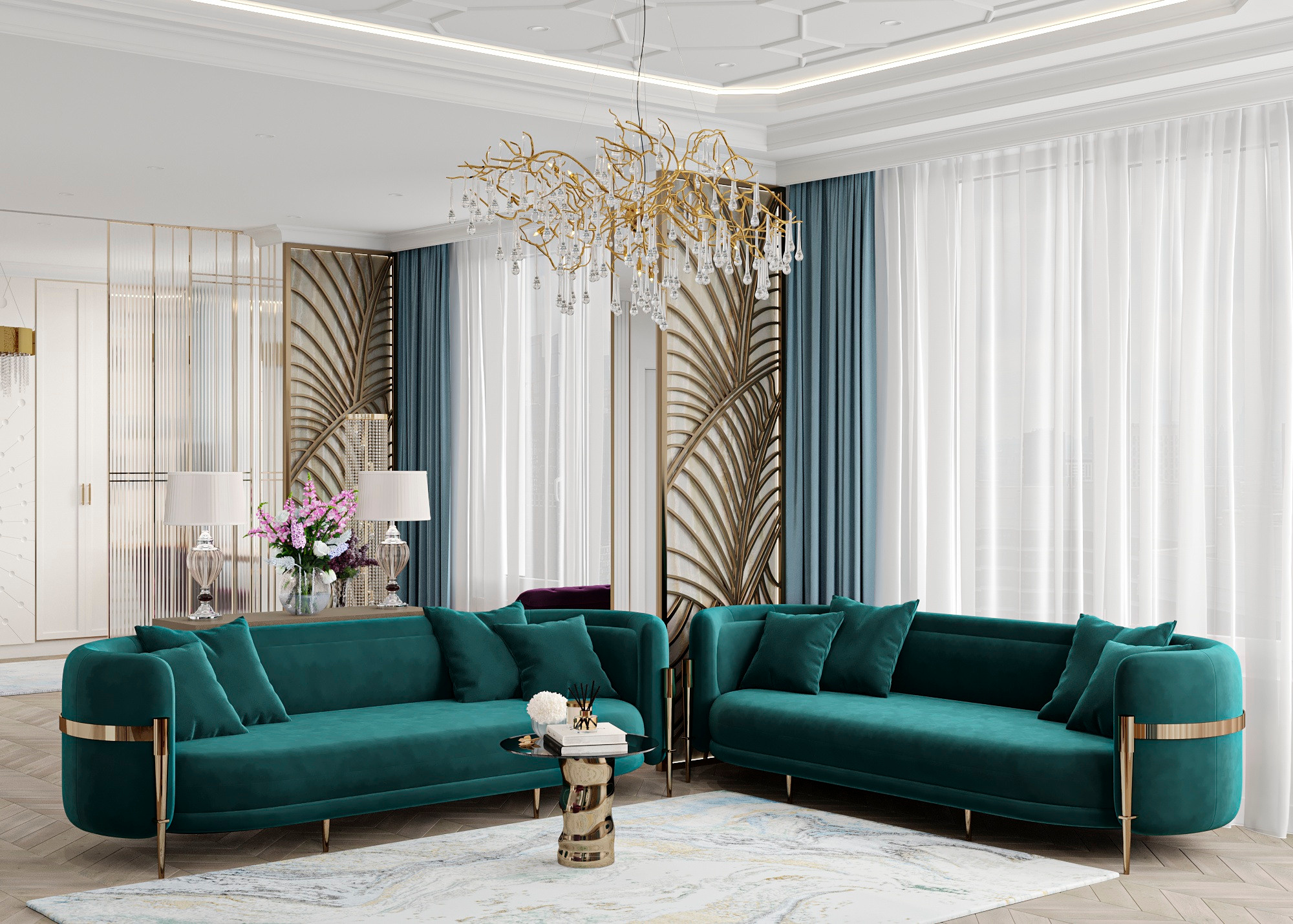 ЖК СЕРДЦЕ СТОЛИЦЫ (МОСКВА) 164 КВ.М. Irina Balykina — Interior 3D Visualisation