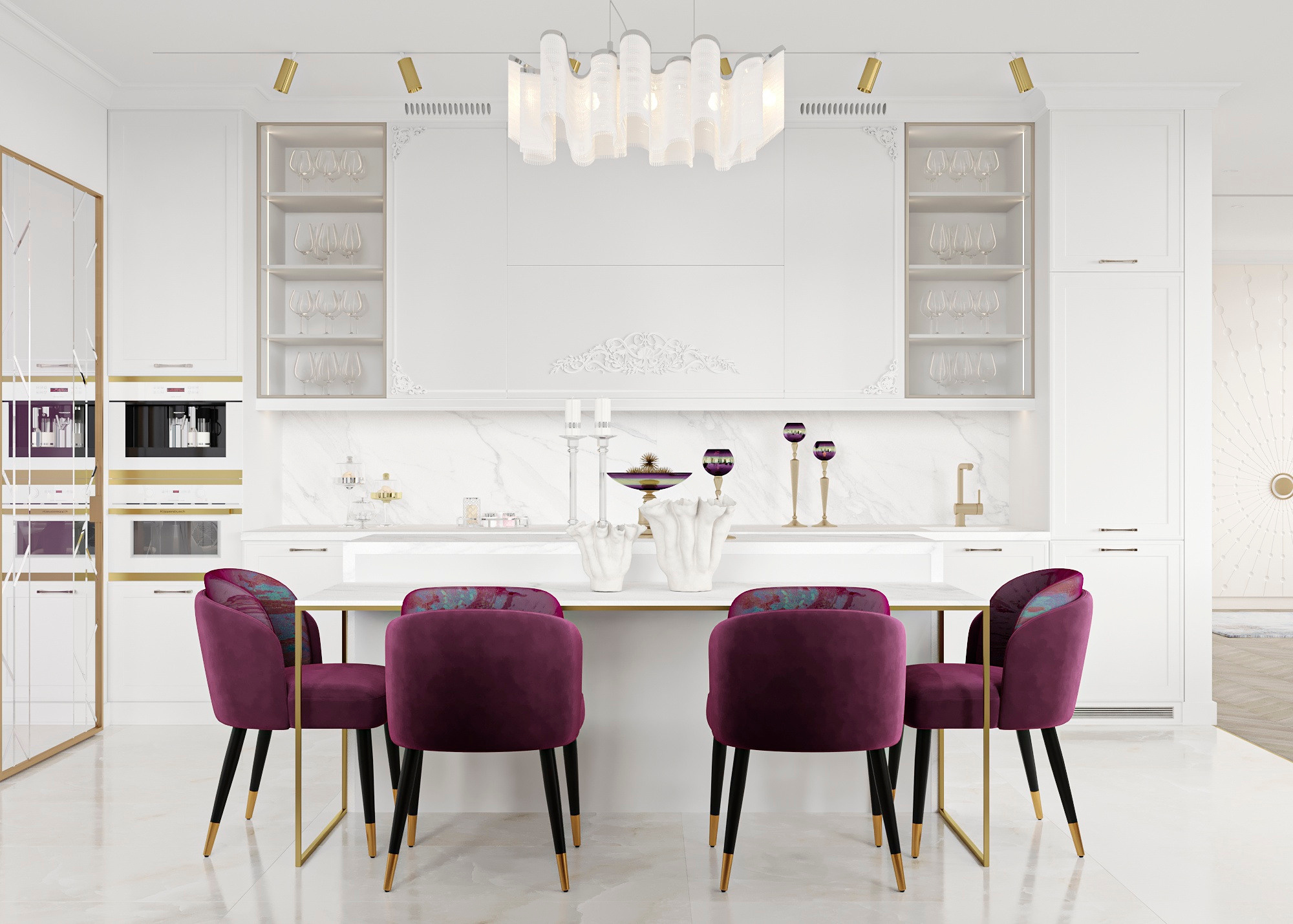 ЖК СЕРДЦЕ СТОЛИЦЫ (МОСКВА) 164 КВ.М. Irina Balykina — Interior 3D Visualisation