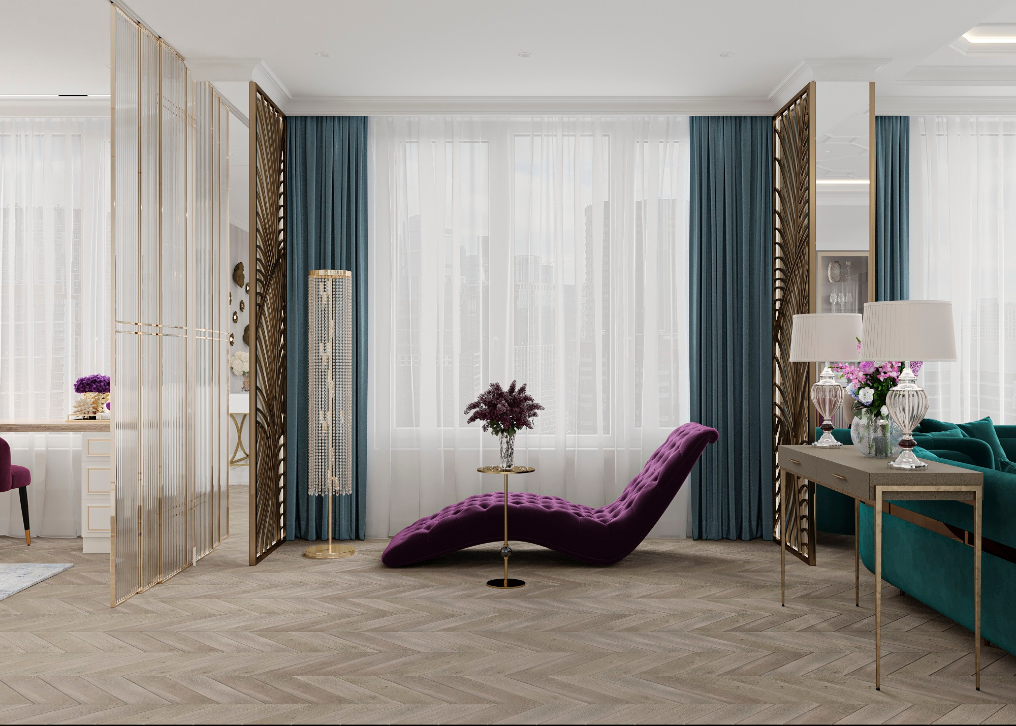 ЖК СЕРДЦЕ СТОЛИЦЫ (МОСКВА) 164 КВ.М. Irina Balykina — Interior 3D Visualisation
