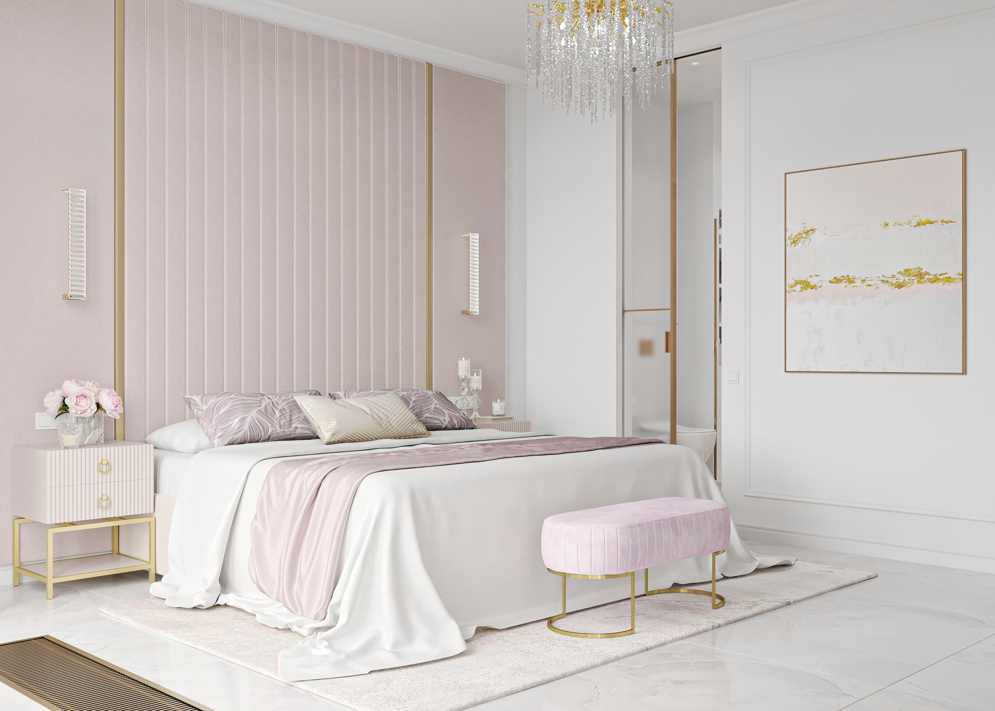 ЖК SPIRES (МОСКВА) 120 КВ.М. Irina Balykina — Interior 3D Visualisation