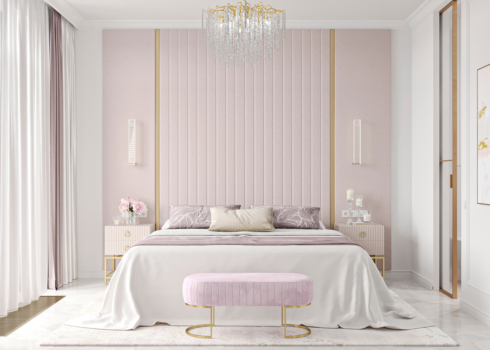 ЖК SPIRES (МОСКВА) 120 КВ.М. Irina Balykina — Interior 3D Visualisation