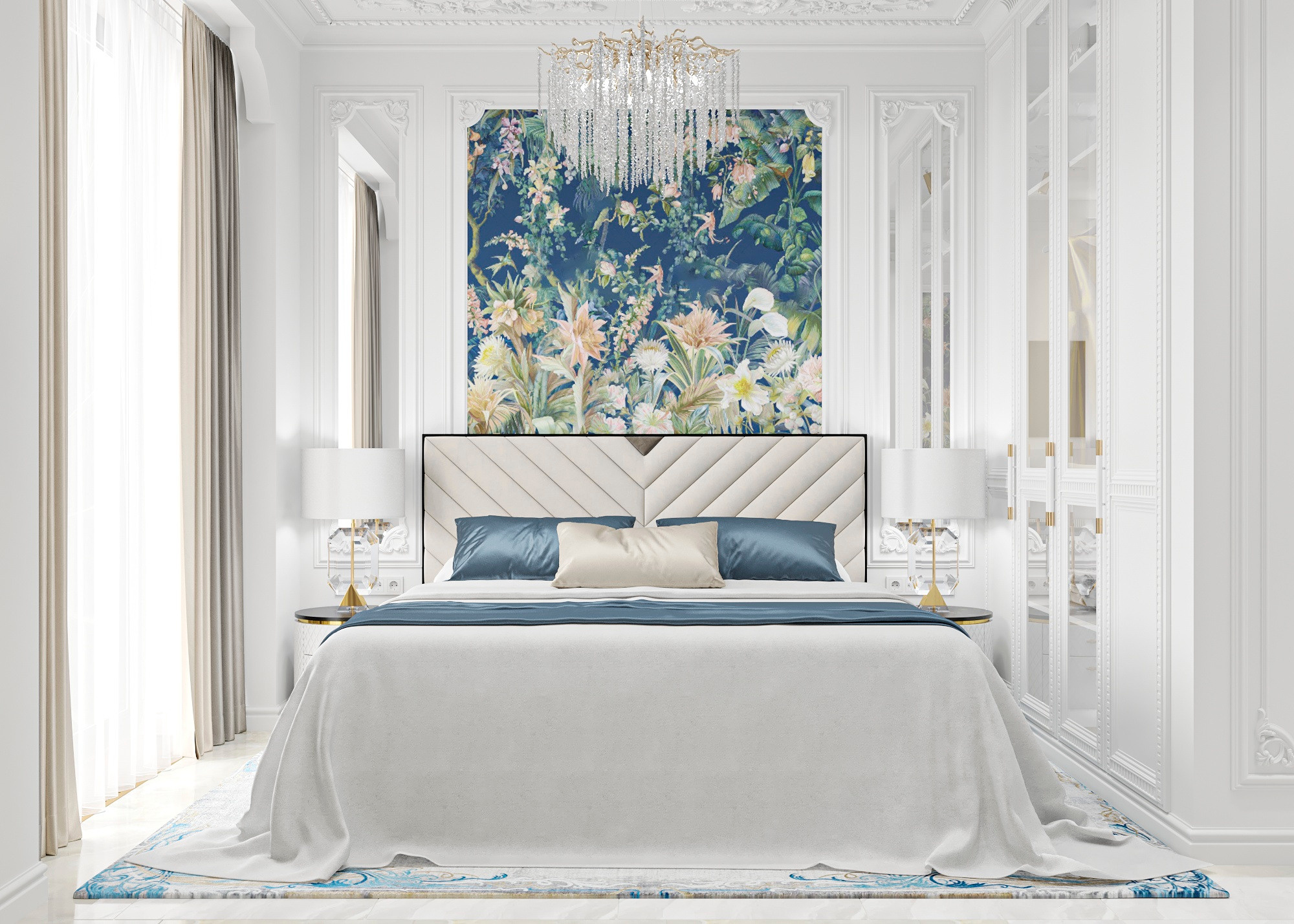 ЖК PRIME PARK 4 (МОСКВА) 86 КВ.М. Irina Balykina — Interior 3D Visualisation