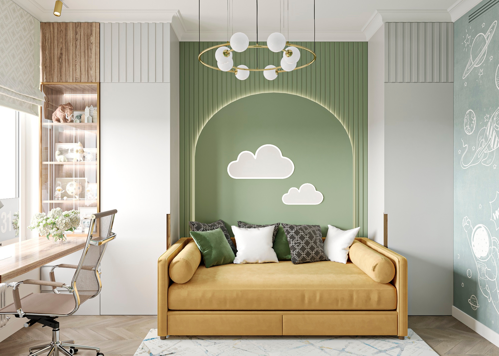 ЖК СЕРДЦЕ СТОЛИЦЫ — ДЕТСКАЯ. Irina Balykina — Interior 3D Visualisation