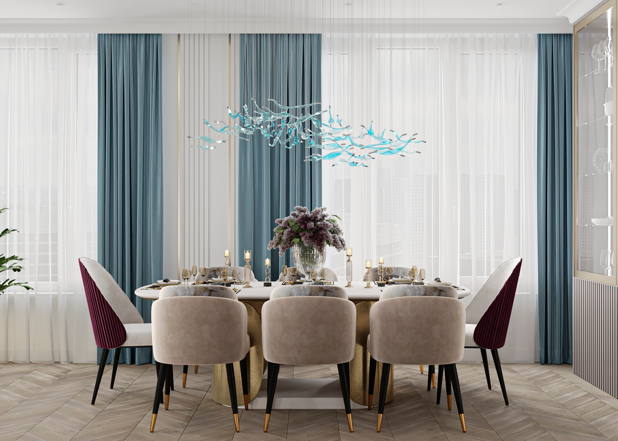 ЖК СЕРДЦЕ СТОЛИЦЫ (МОСКВА) 164 КВ.М. Irina Balykina — Interior 3D Visualisation