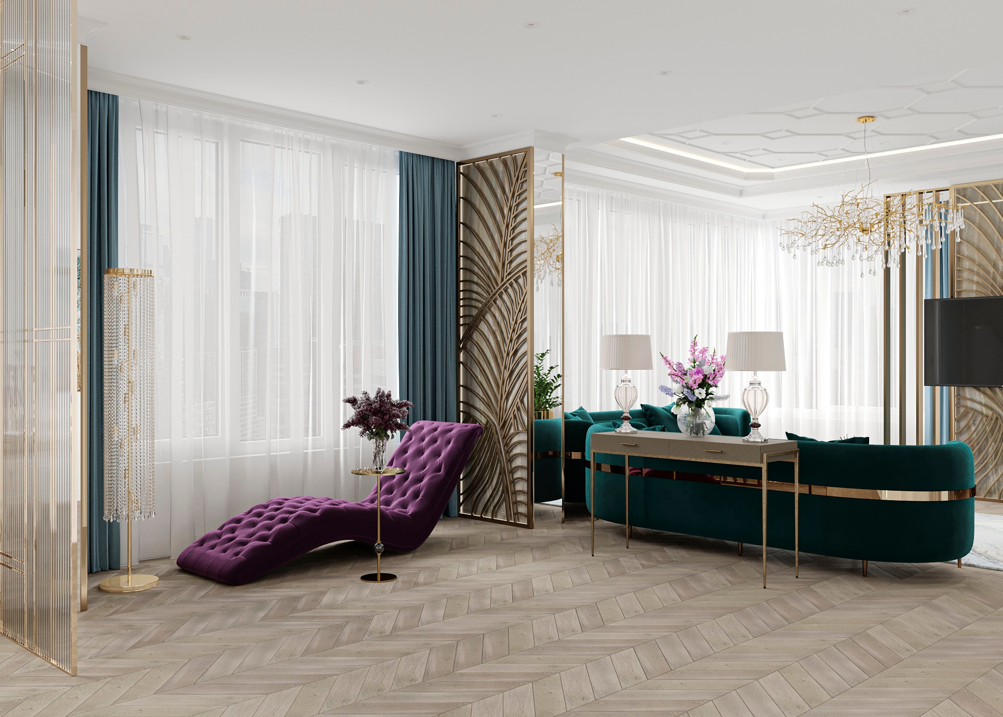 ЖК СЕРДЦЕ СТОЛИЦЫ (МОСКВА) 164 КВ.М. Irina Balykina — Interior 3D Visualisation