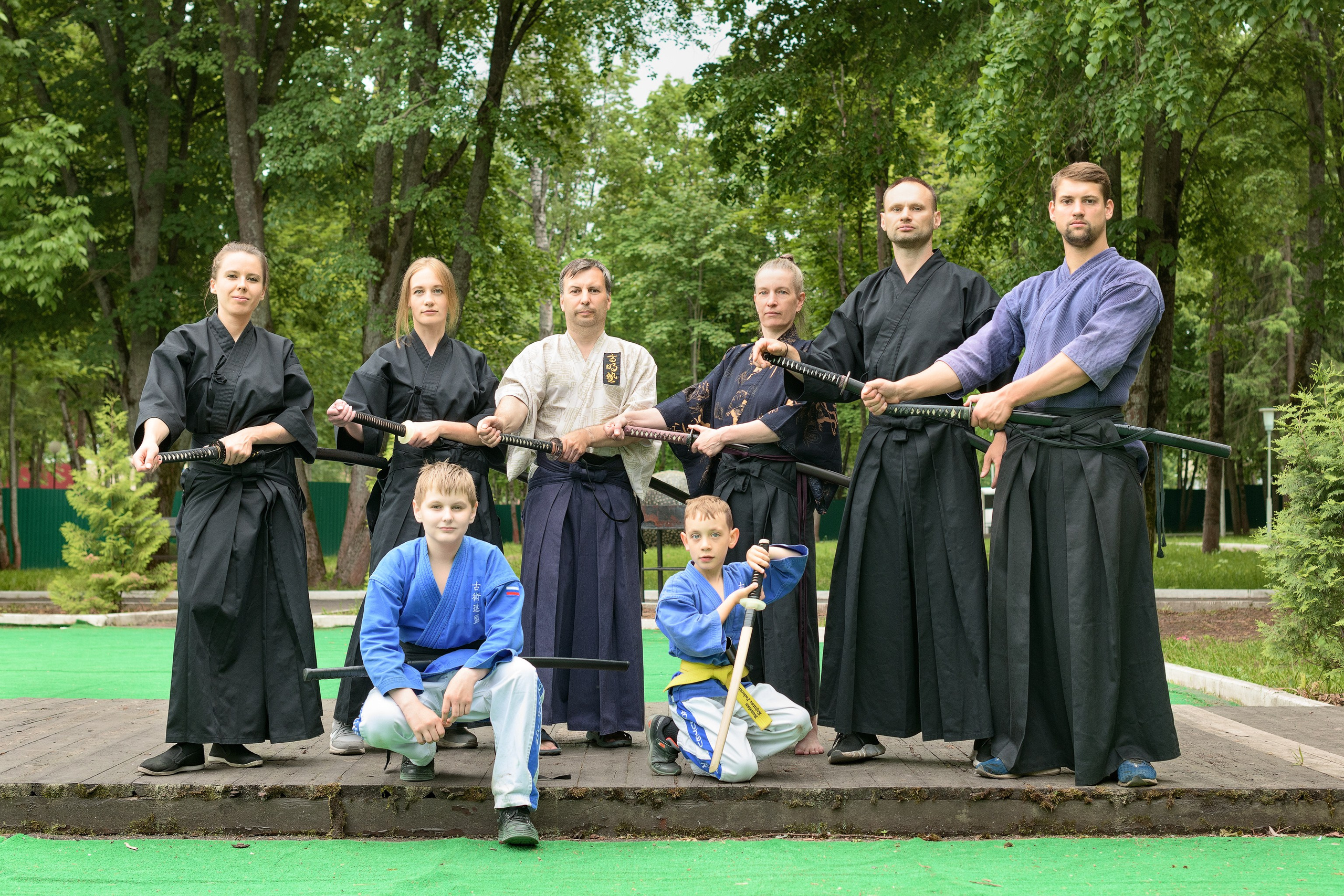 Летние тренировочные боры Школы Боевых Искусств «МОН» 2022 г. общее фото