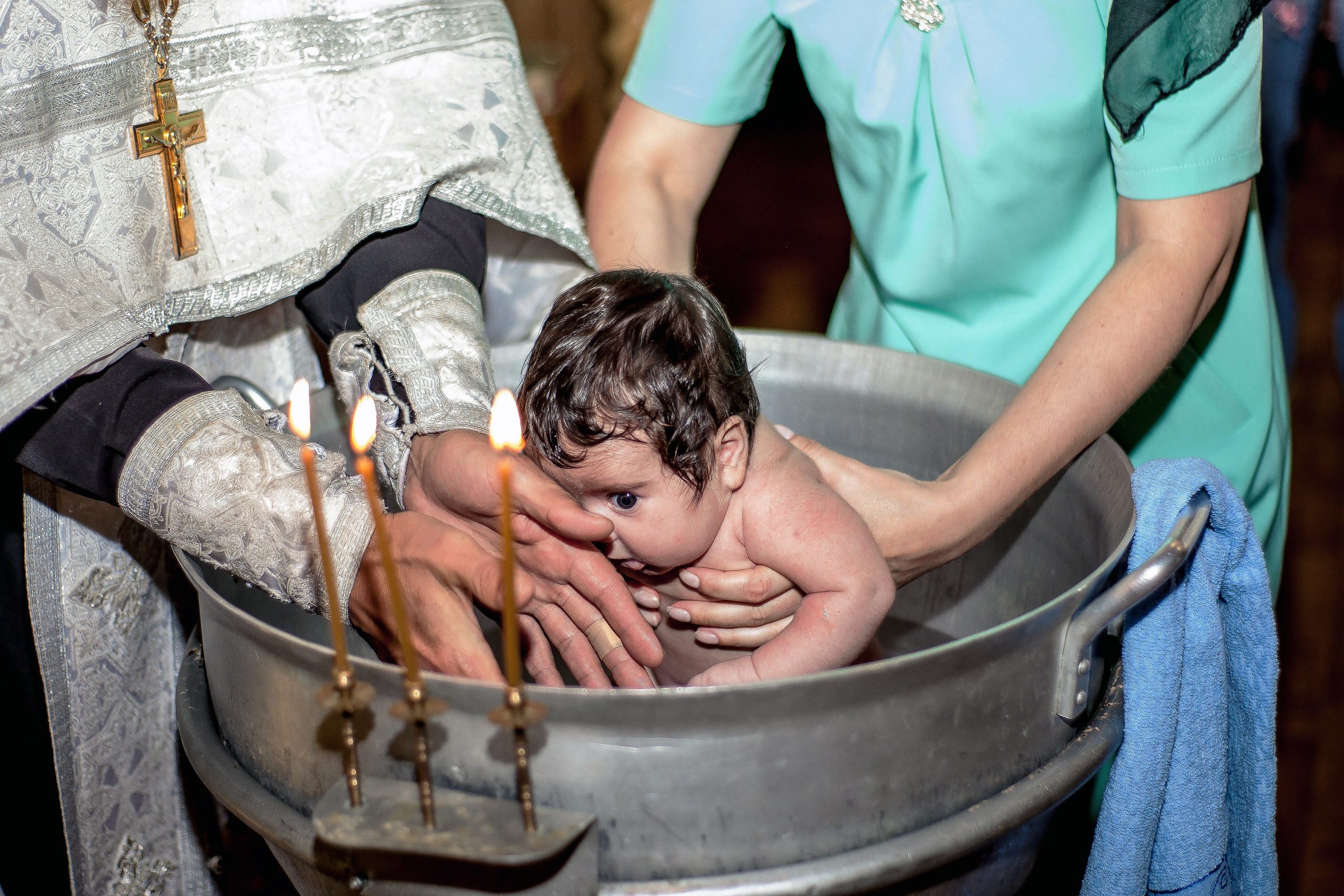 Крещение в храме Александра Невского (Петропавловск-Камчатский, июль 2017). Репортажная съемка в Москве и области. Анималистика