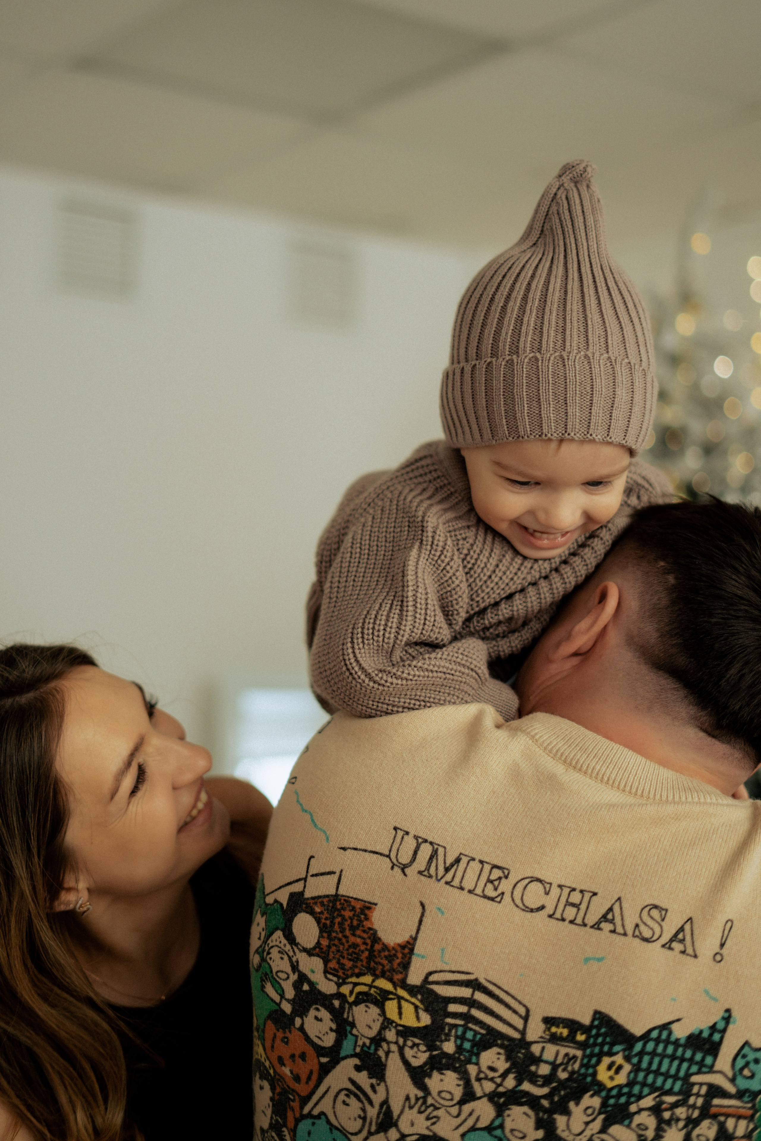 Студийная Новогодняя семейная съемка. Фотограф сахалин