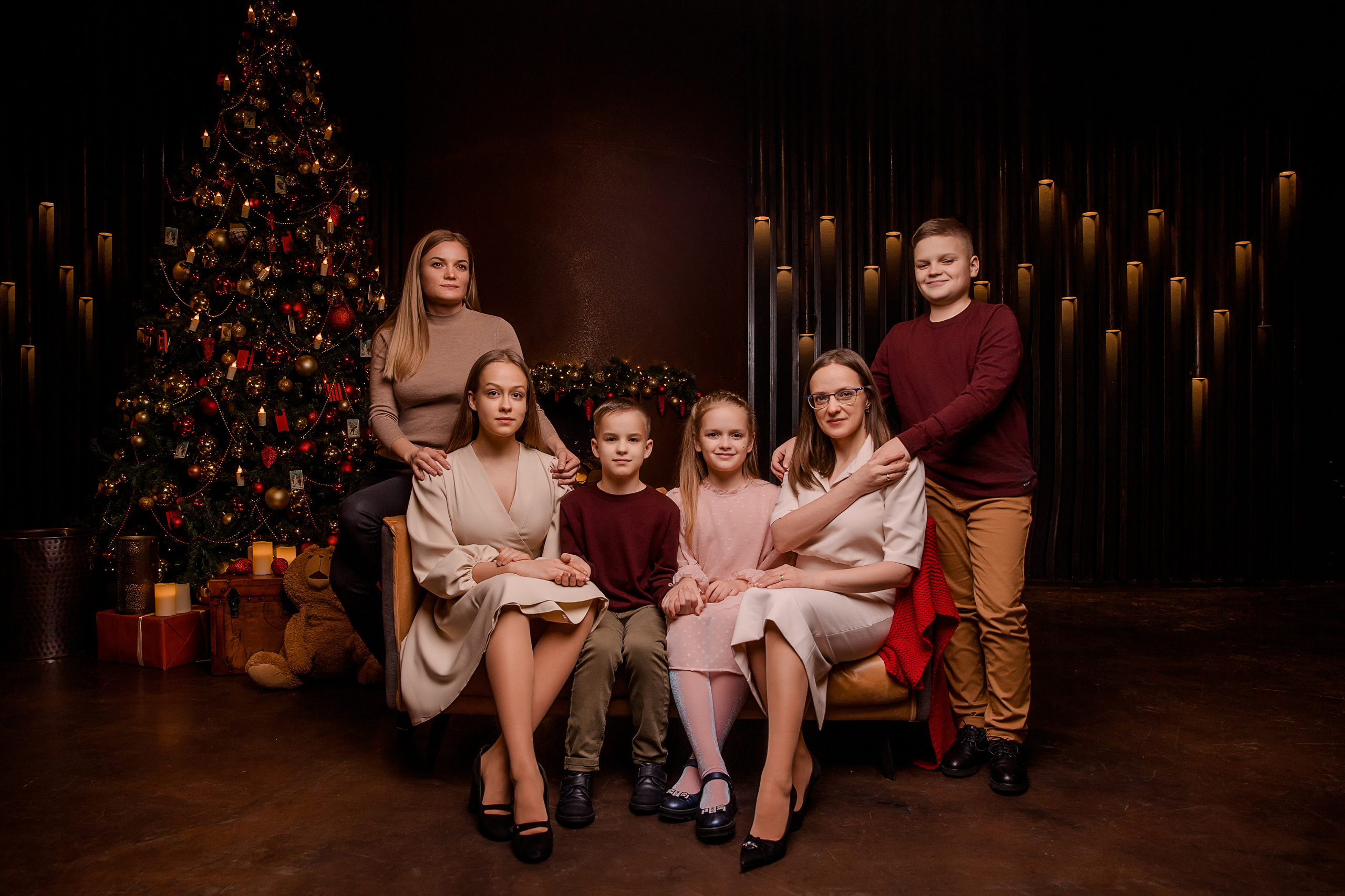 Новогодние фотосессии — фотостудии. Семейный и детский фотограф в Москве Вера Ускова