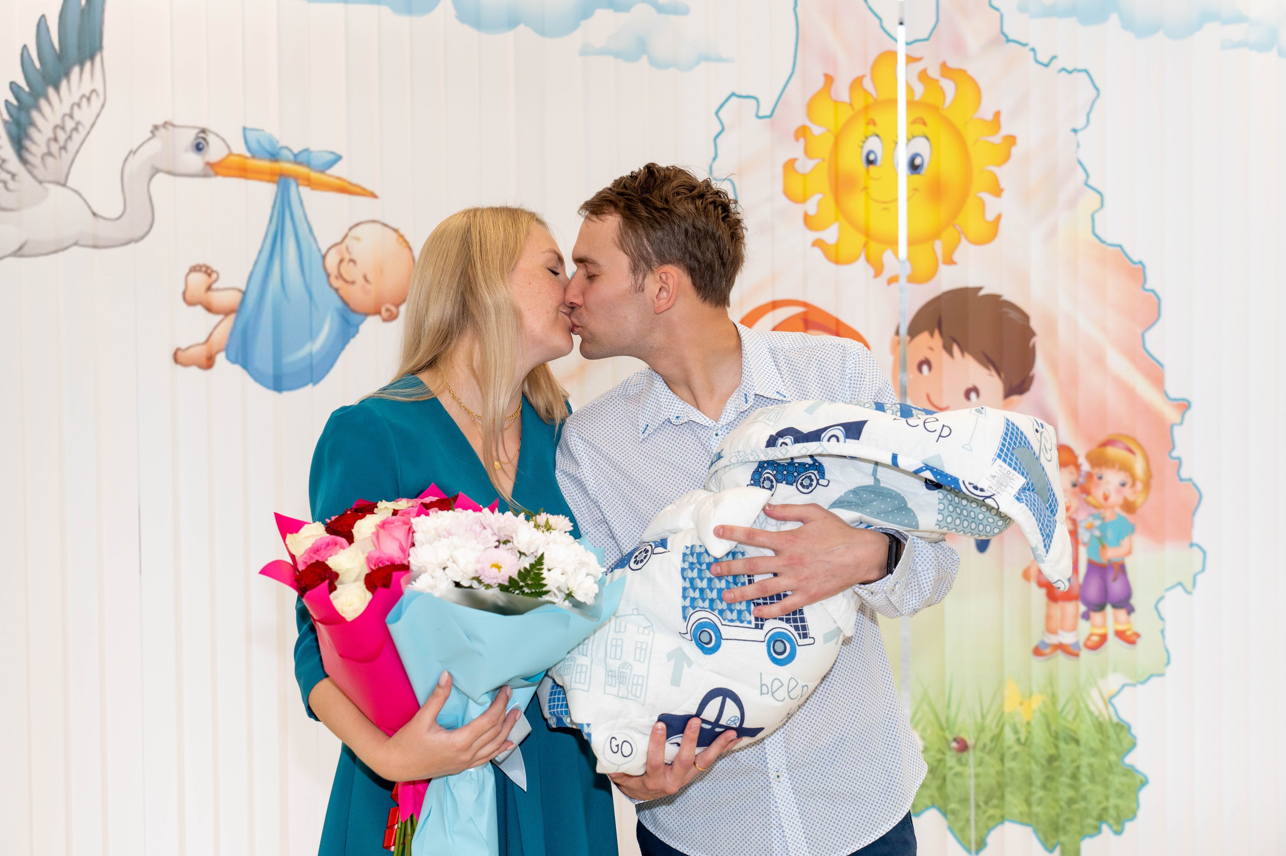 Выписка из роддома. Фотограф на Крещение и Венчание в Туле, детский и семейный фотограф