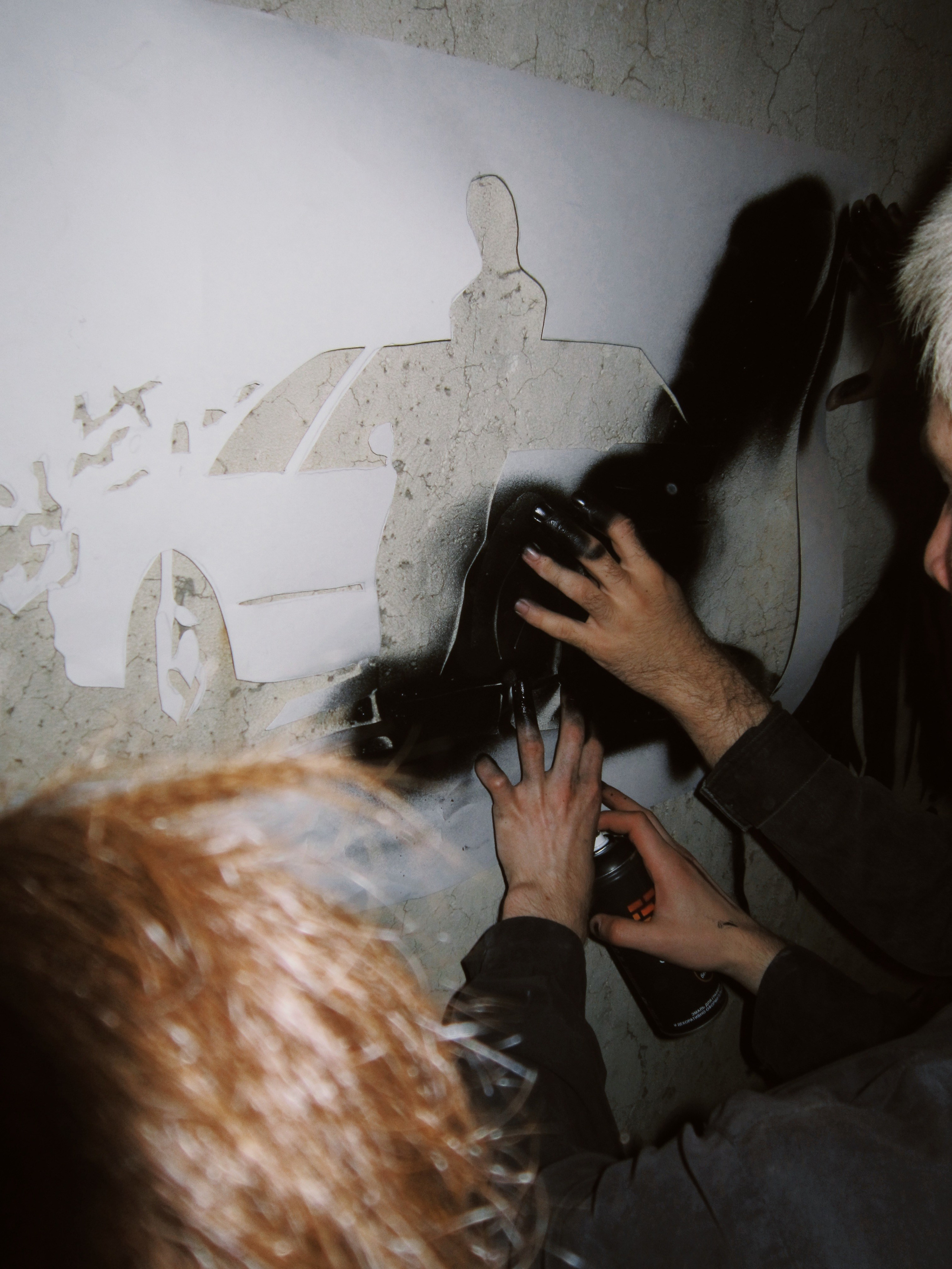 Процесс граффити. Концертный и портретный фотограф в Москве Соня Спросонья