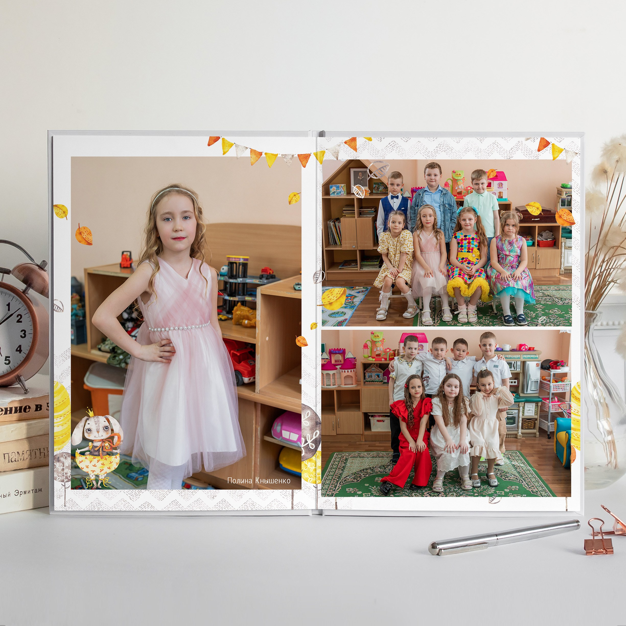 Альбом Д/С (2 разворота). ФОТОГРАФ ВЫПУСКНЫХ АЛЬБОМОВ в Краснодаре Ворчик Татьяна