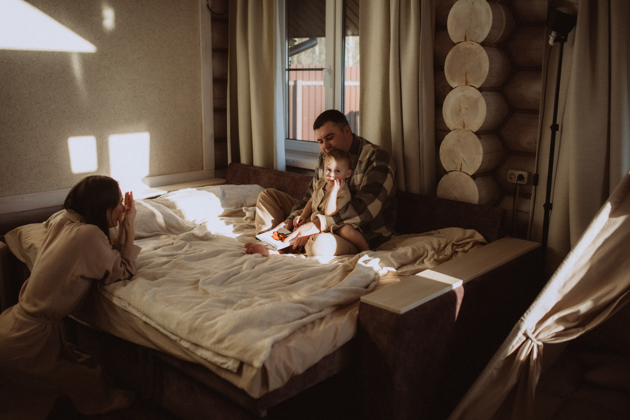 Галя, Саша и Милана. Семейный фотограф в Москве и Люберцах Юлия Гуськова