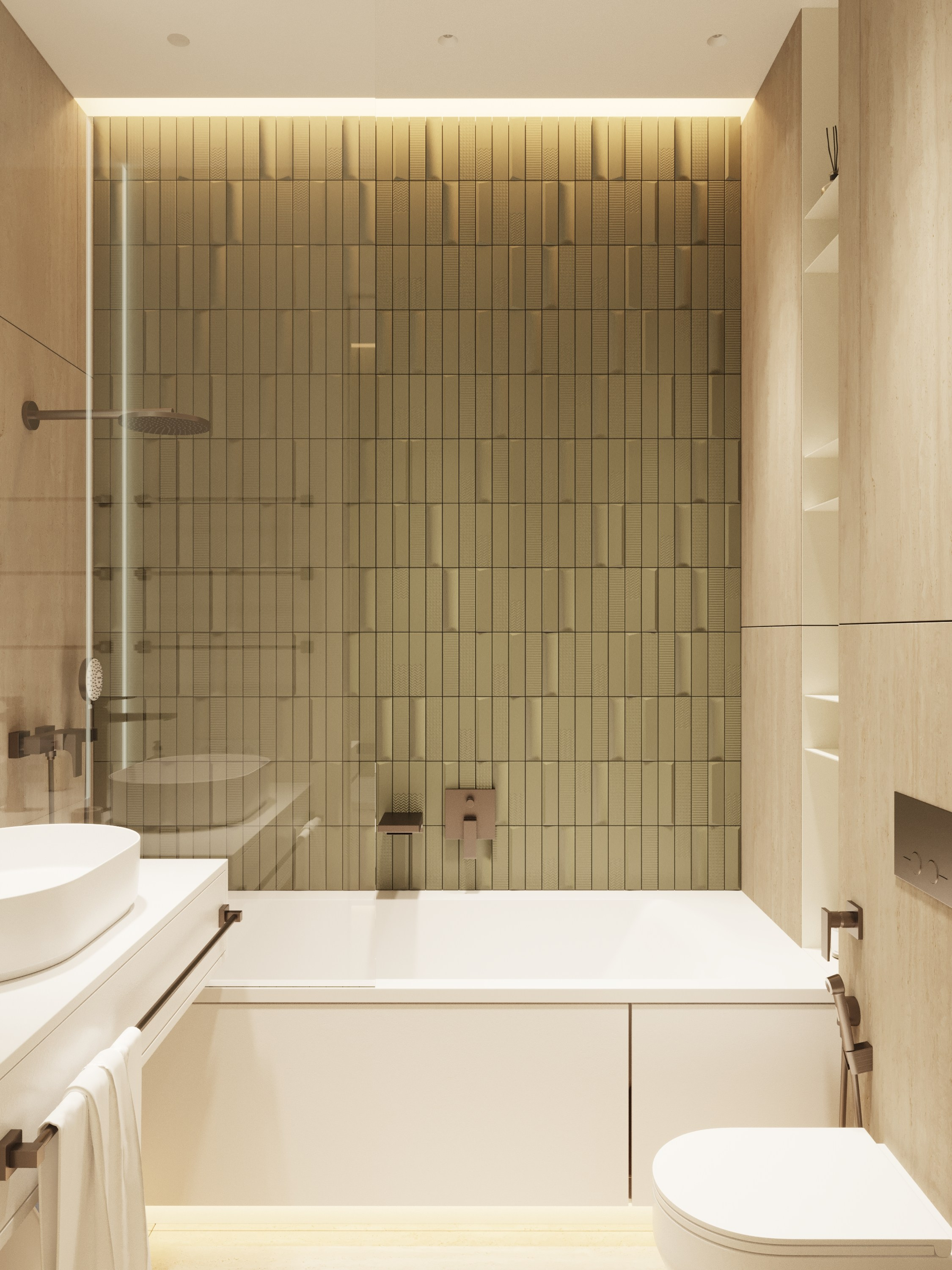 Квартира в ЖК Foriver. Архитектурные интерьеры