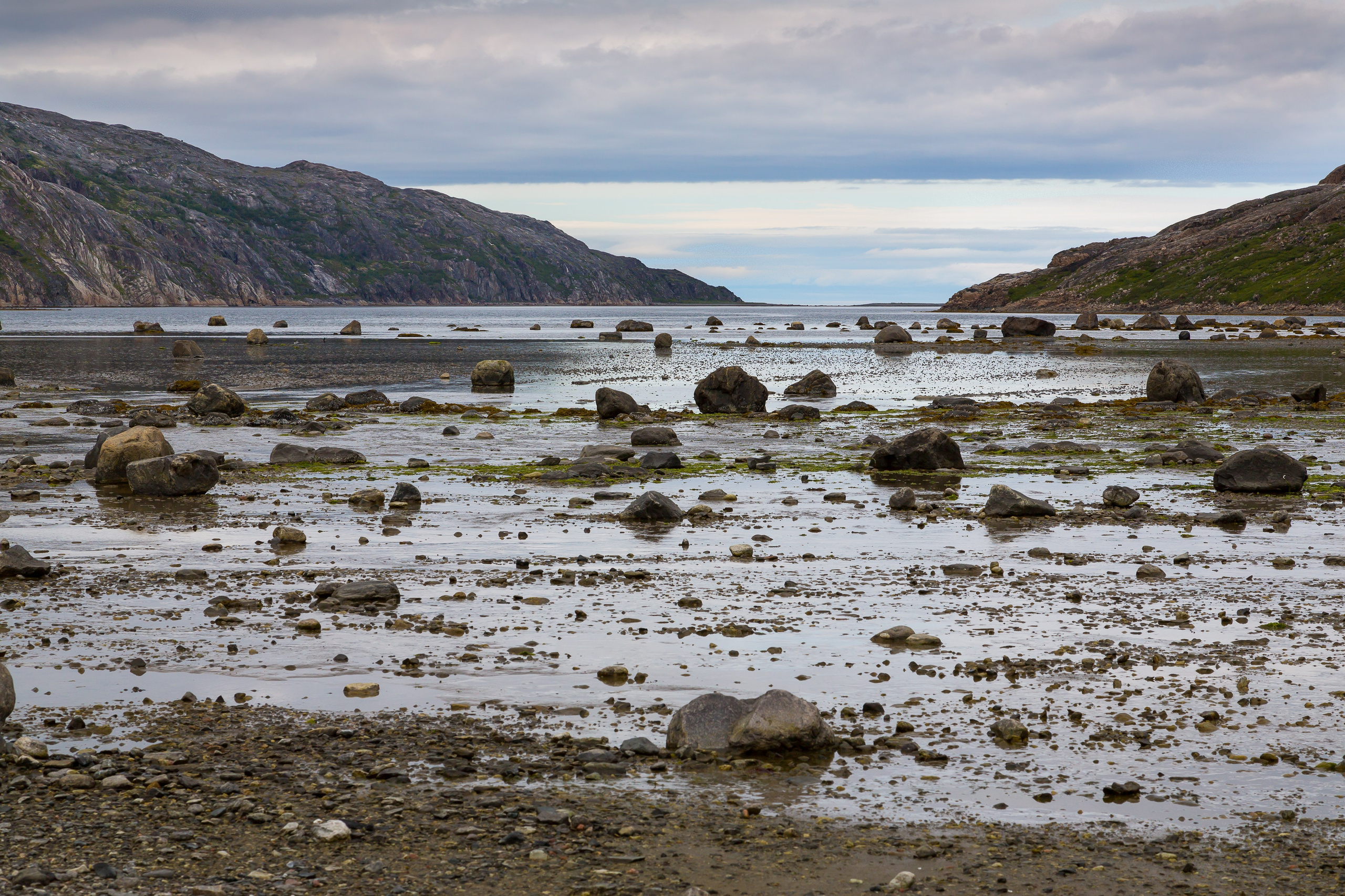 Фиорд Долгая щель. Пейзажи Крайнего Севера. Баренцево море, Рыбачий, Средний, Немецкий