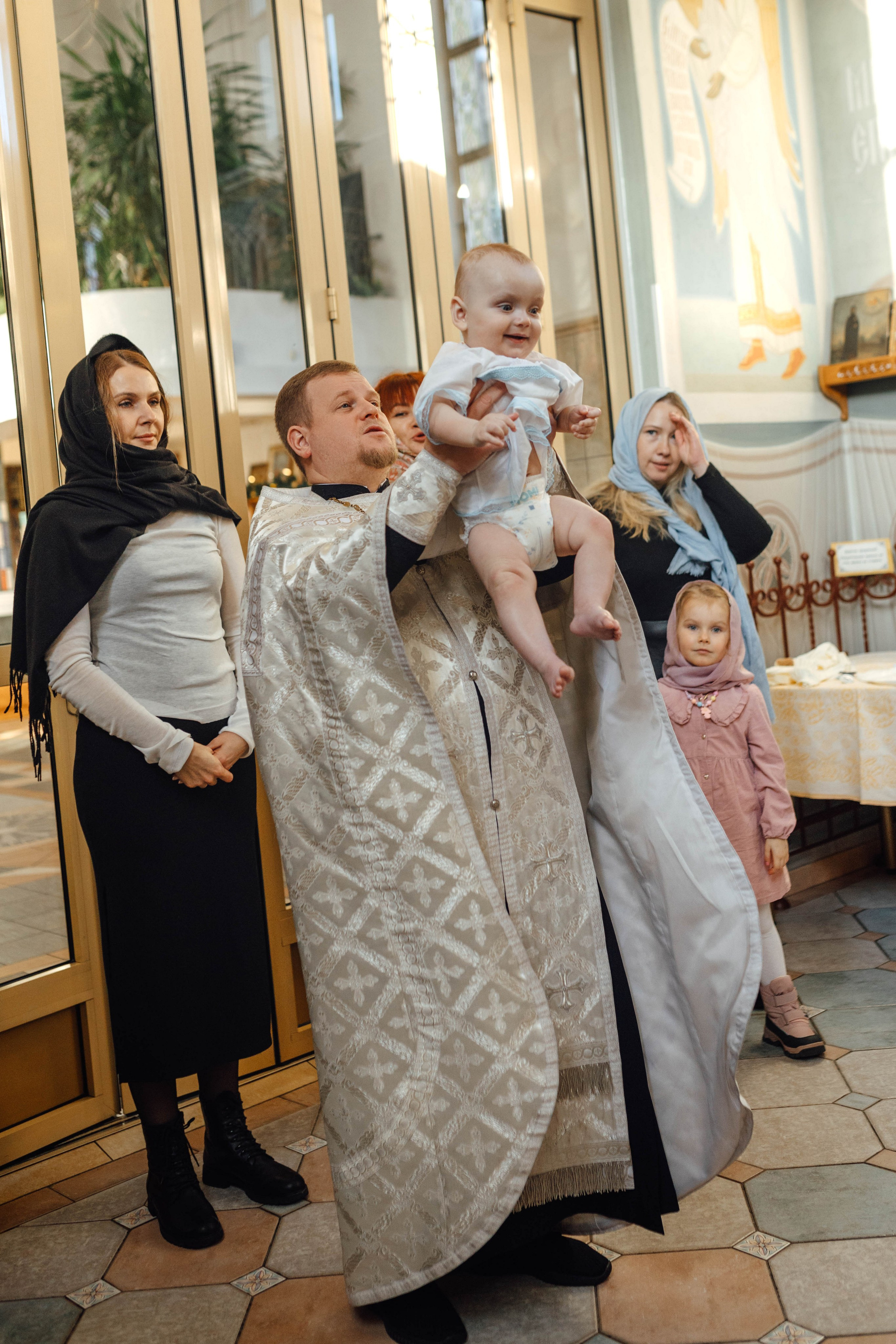 Крещение Александра, храм Иова Многострадального (Дом Милосердия), Минск, январь 2026
