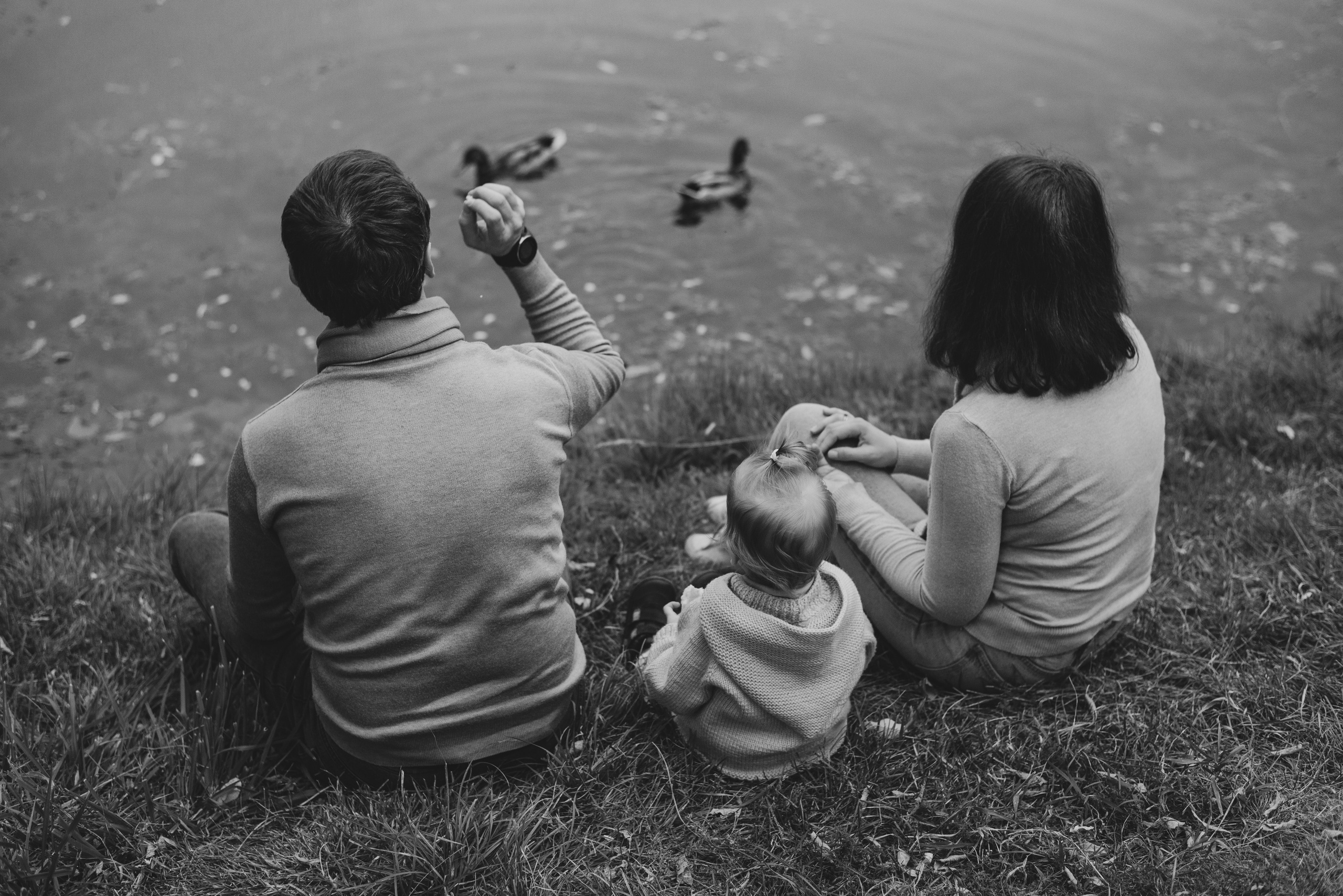 Семейная фотопрогулка на пруду. Фотограф • Фототерапевт г. Москва