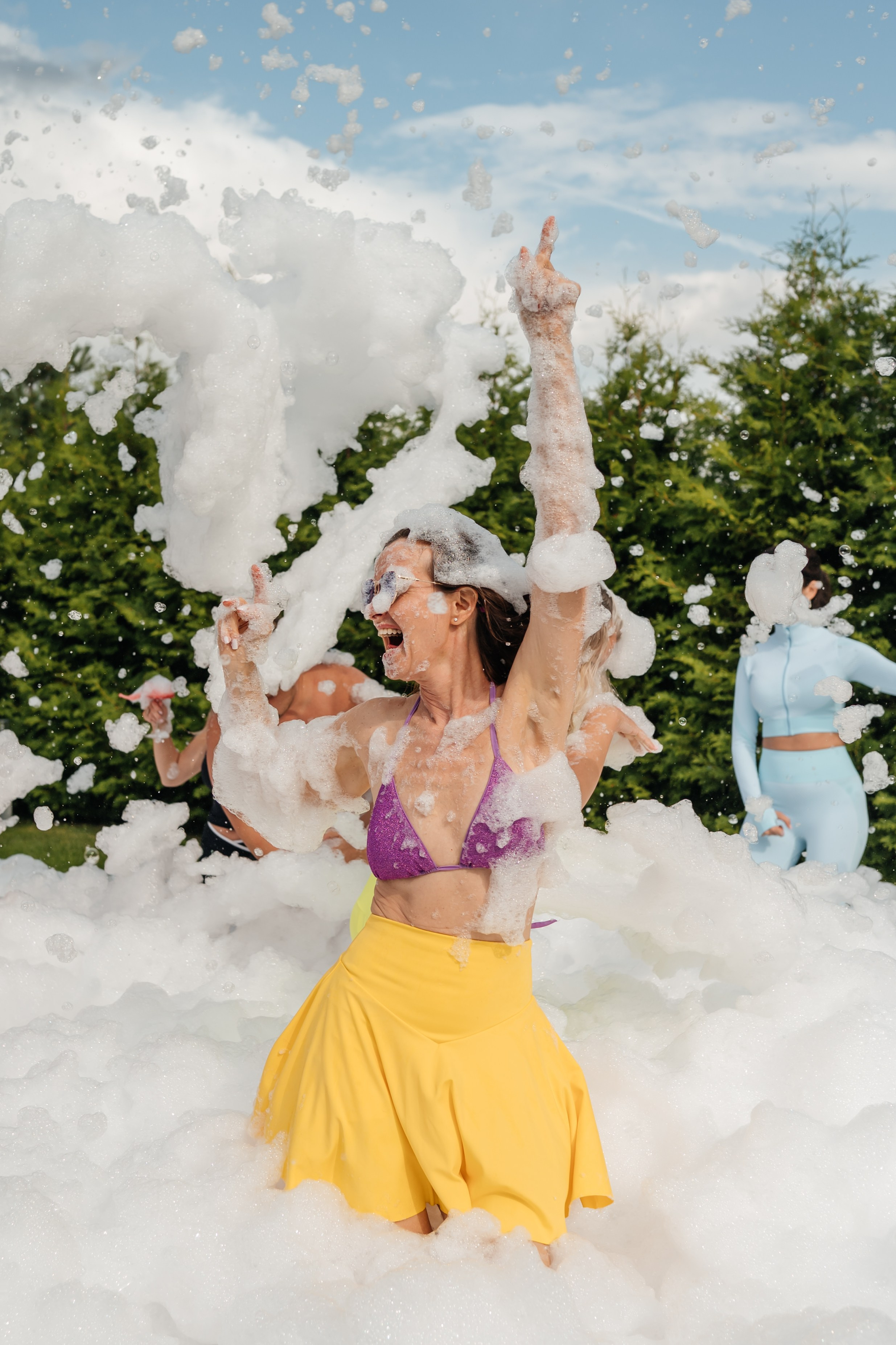 Пенная вечеринка. Свадебный и семейный фотограф в Москве Елена Брюханова