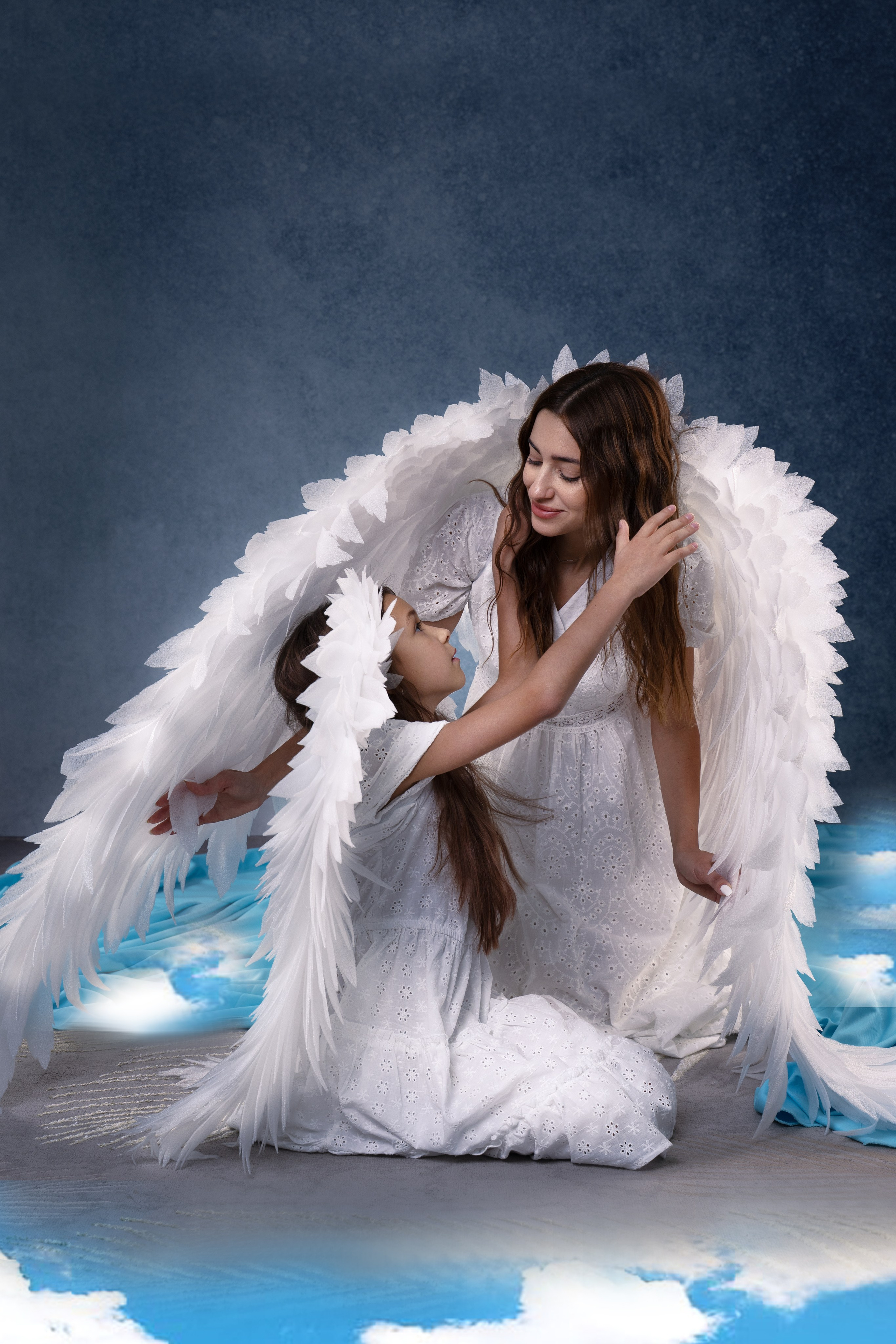 Ангельская сьемка (мама-дочь). Главная