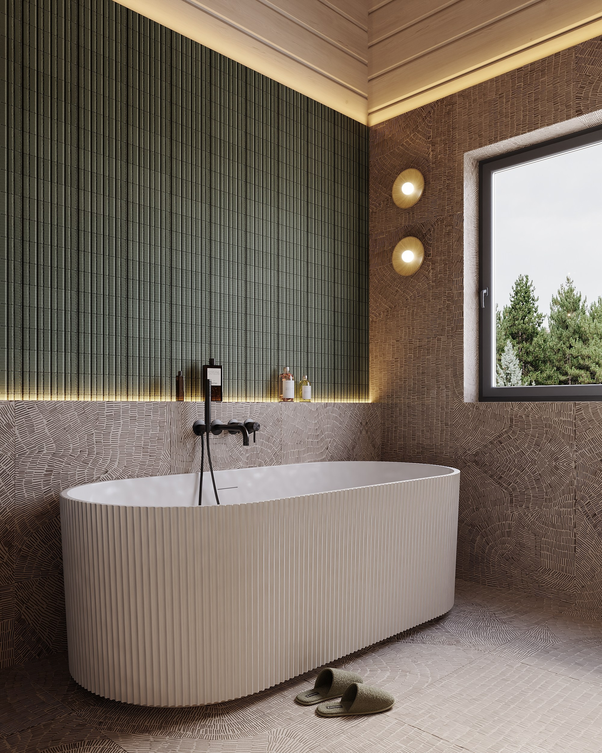 Коттедж в посёлке Истра Кантри Клаб. 3D визуализатор в Москве Сердюк Владислав