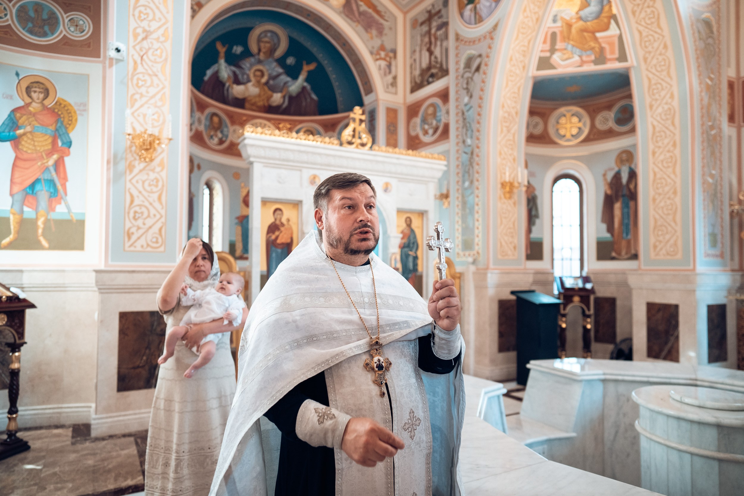Крещение в Александро-Невском соборе Симферополь. Церковный фотограф Севастополь