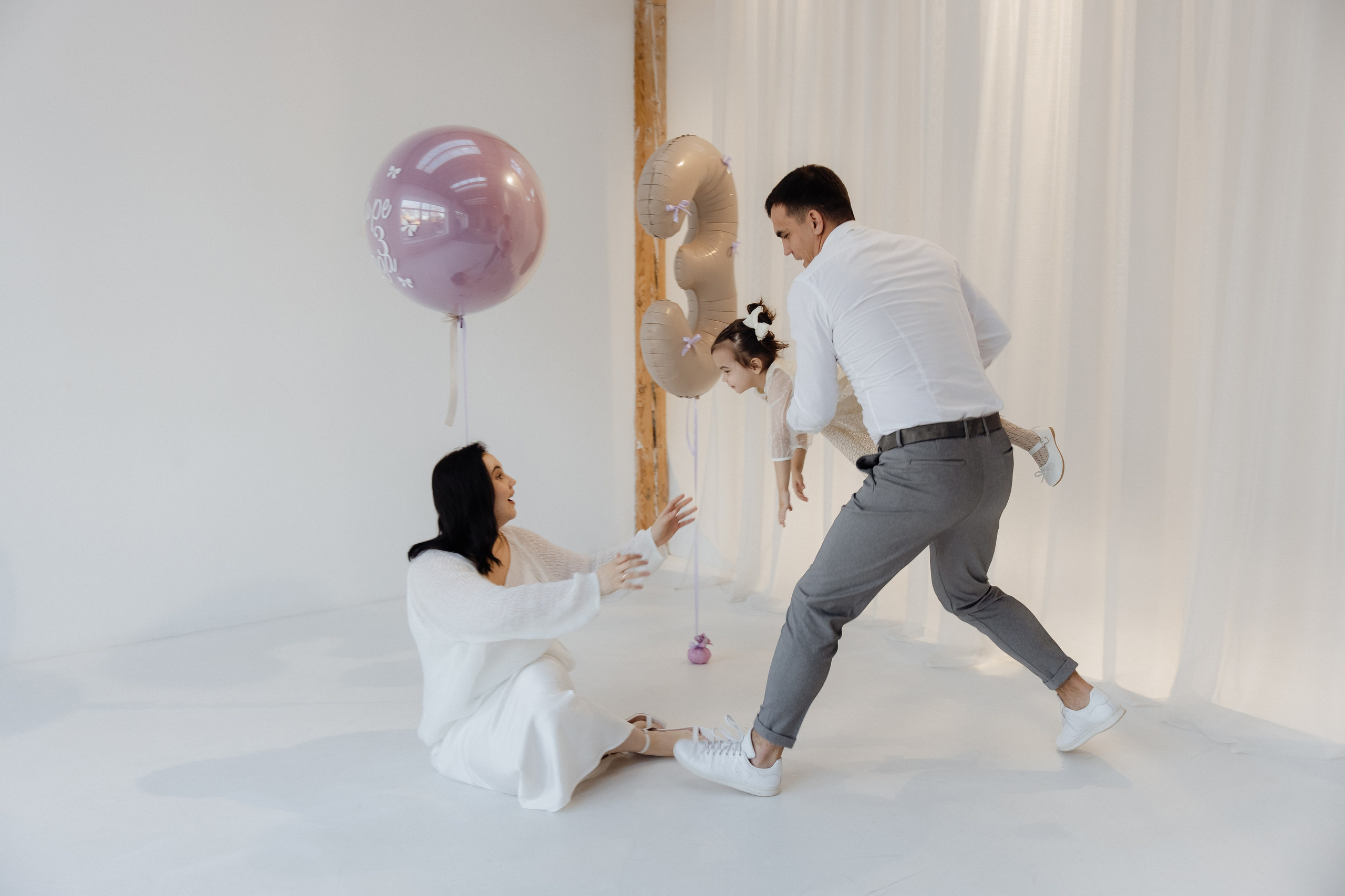 Николай, Зарина и Кира. Семейный и свадебный фотограф в Челябинске Мария Леонтьева