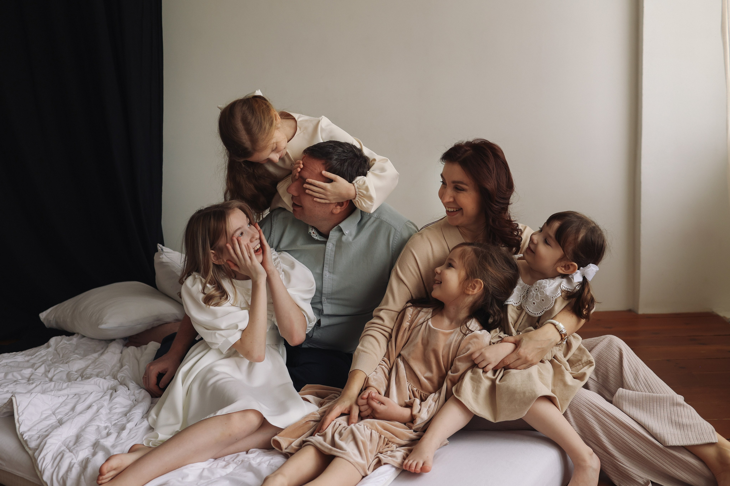 Фотосессия большой семьи Семейная фотосессия Фотосессия в Москве. Фотограф Владимир Москва