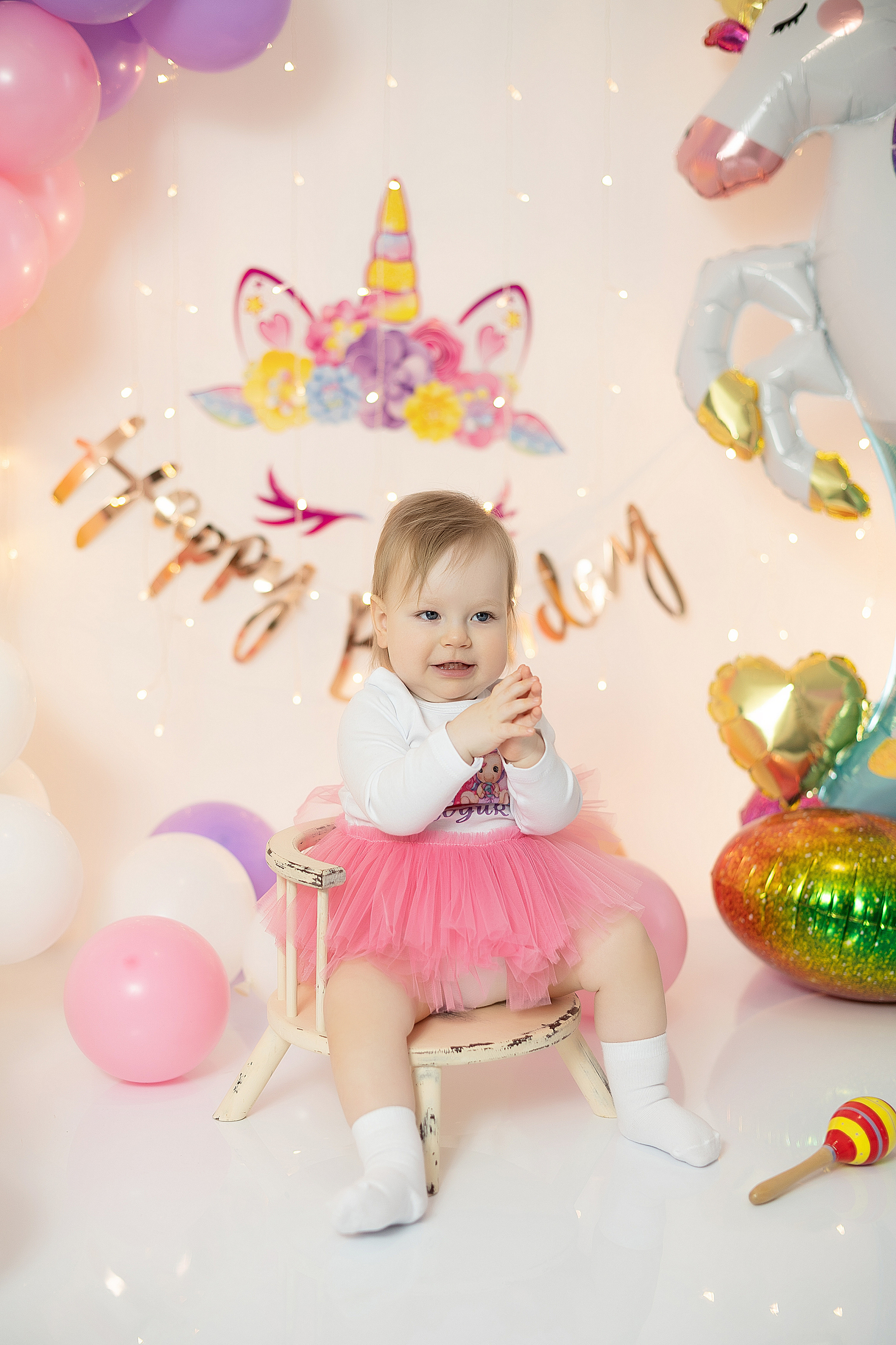 Первый годик Катюшке. Детский и семейный фотограф в Красноярске. Фотосессии новорожденных малышей до 1 месяца