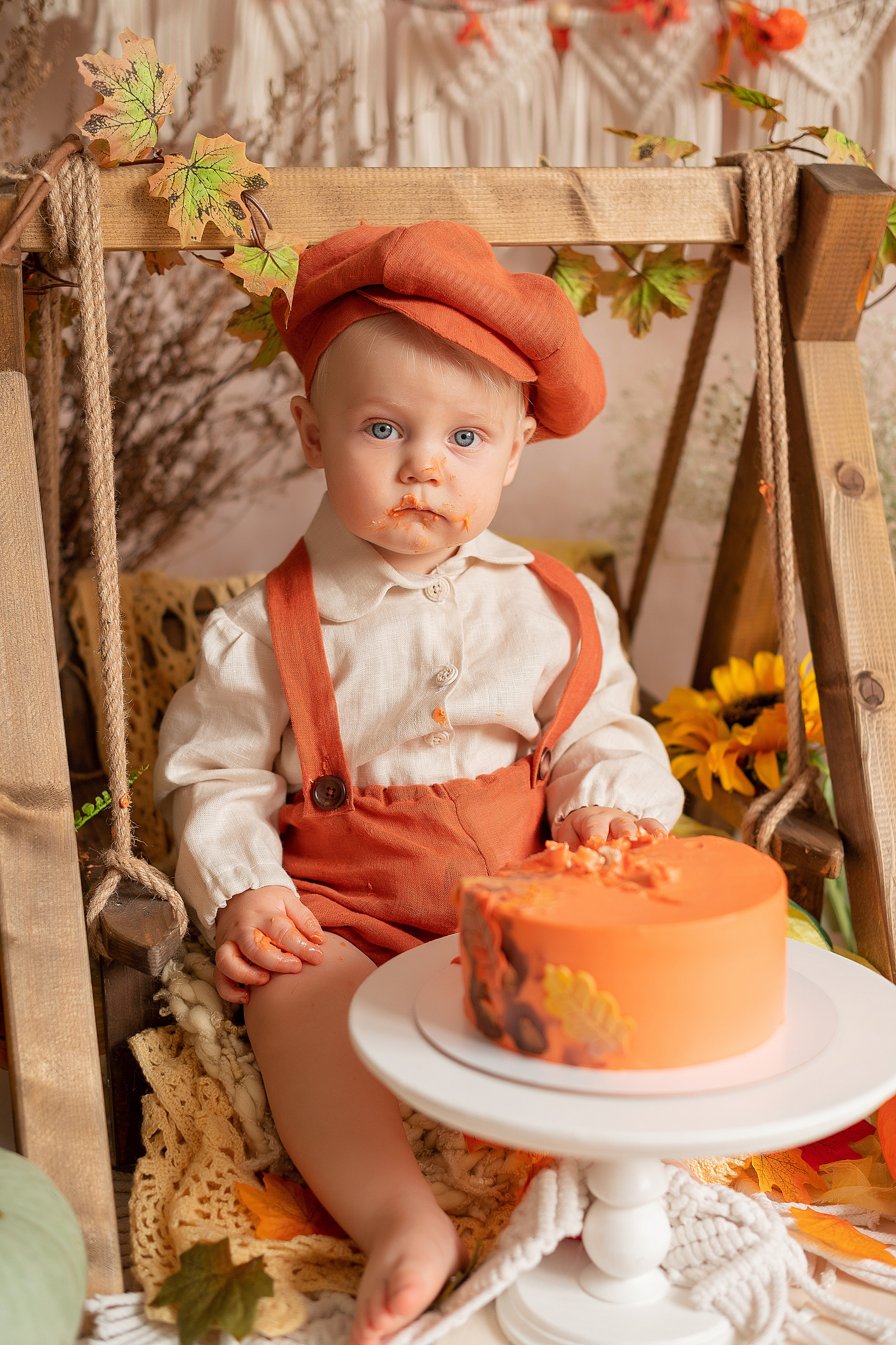 Назар, 1 годик. Детский и семейный фотограф в Красноярске. Фотосессии новорожденных малышей до 1 месяца