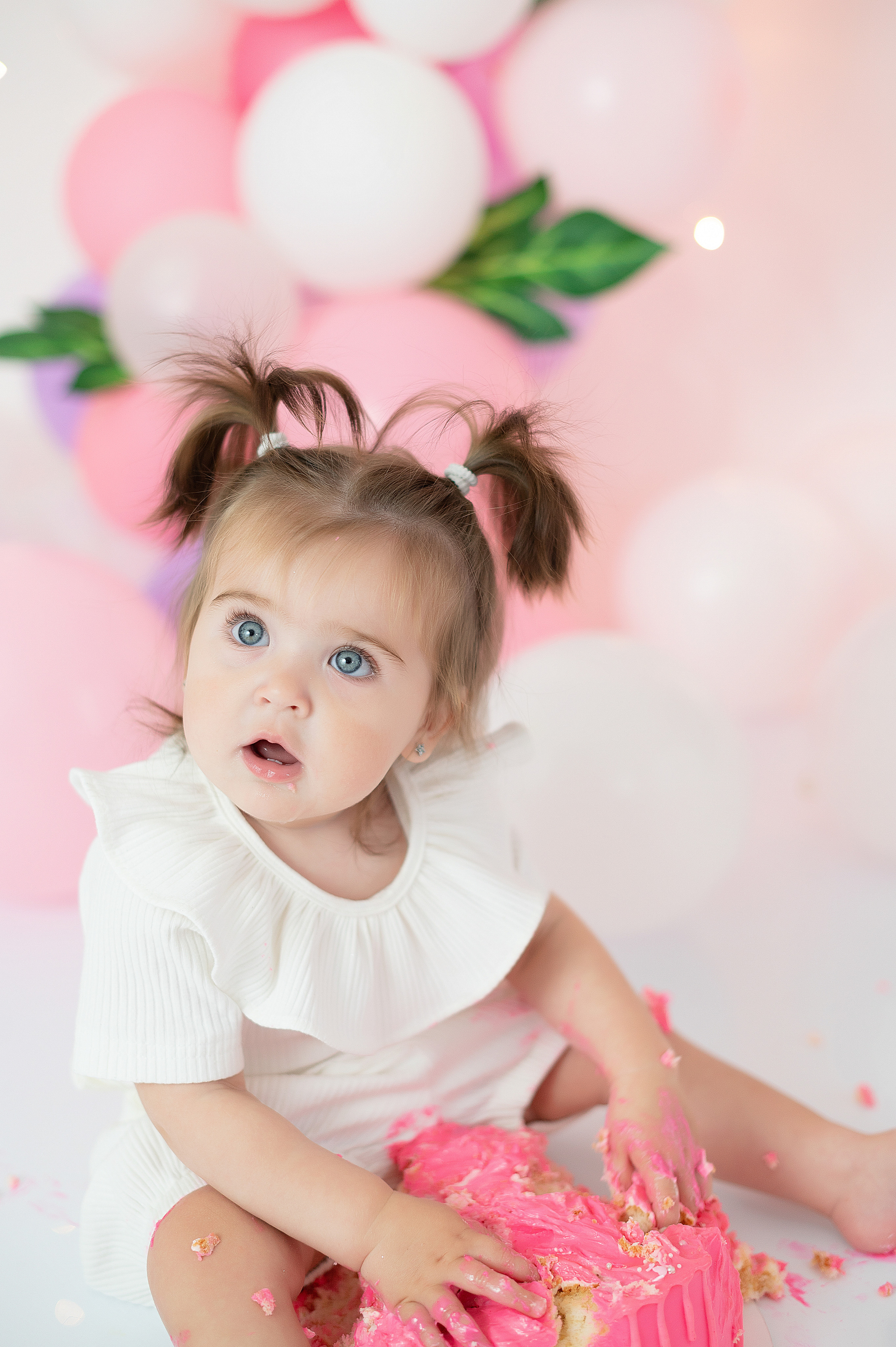 Первый годик Эвелине. Детский и семейный фотограф в Красноярске. Фотосессии новорожденных малышей до 1 месяца