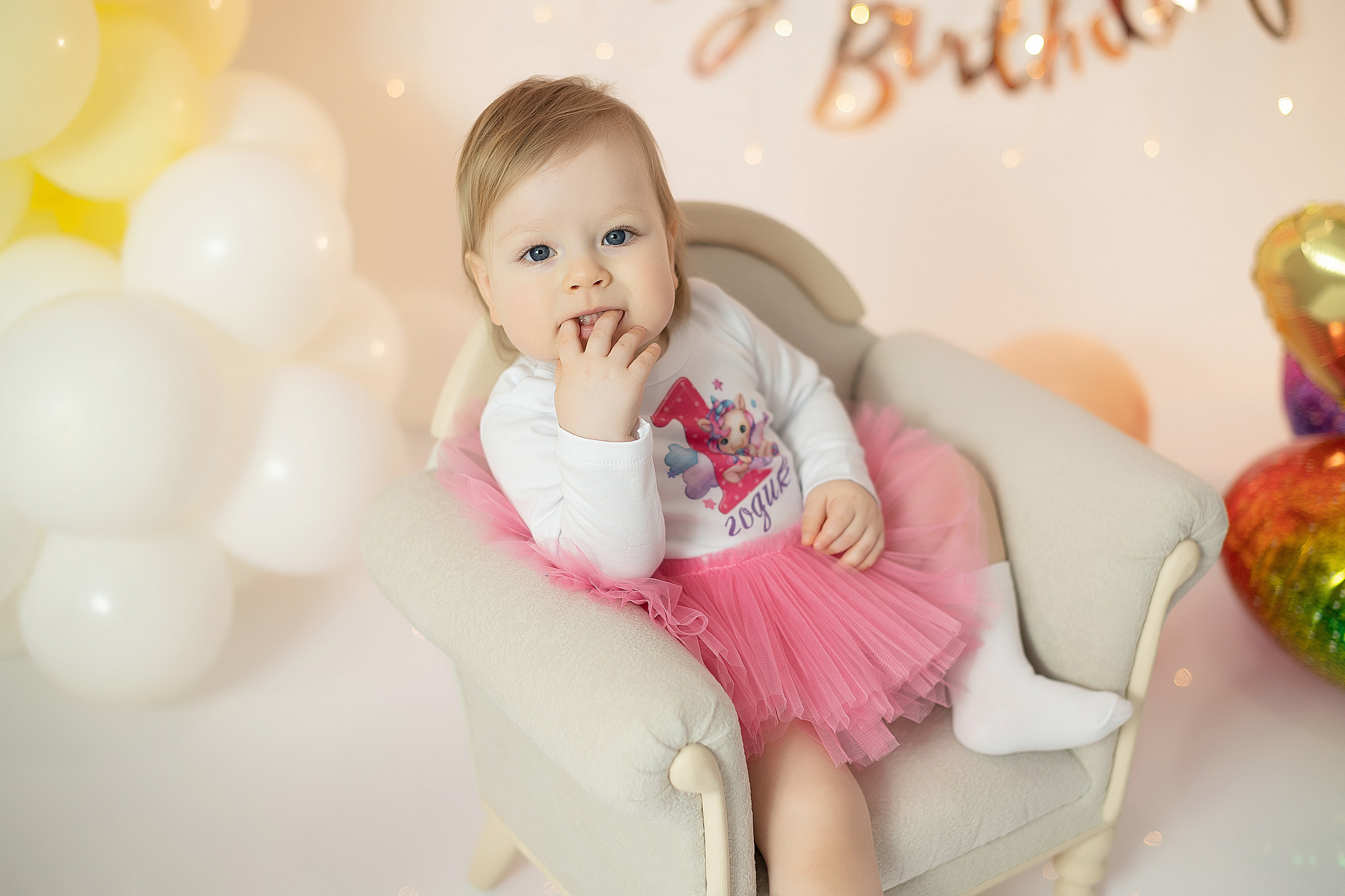 Первый годик Катюшке. Детский и семейный фотограф в Красноярске. Фотосессии новорожденных малышей до 1 месяца