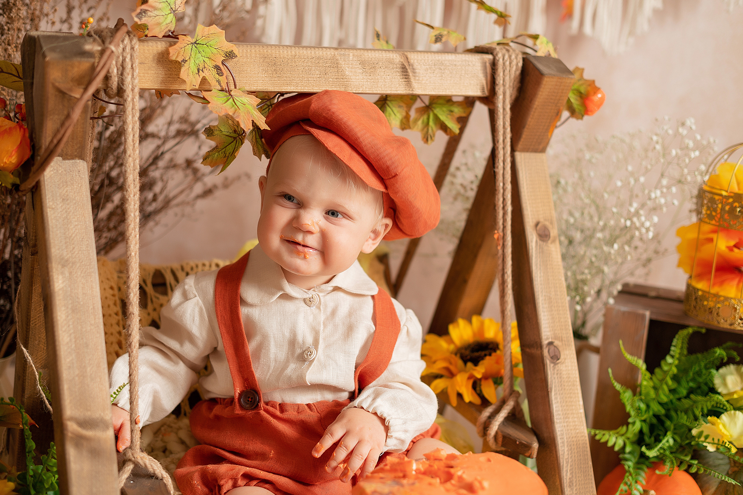 Назар, 1 годик. Детский и семейный фотограф в Красноярске. Фотосессии новорожденных малышей до 1 месяца
