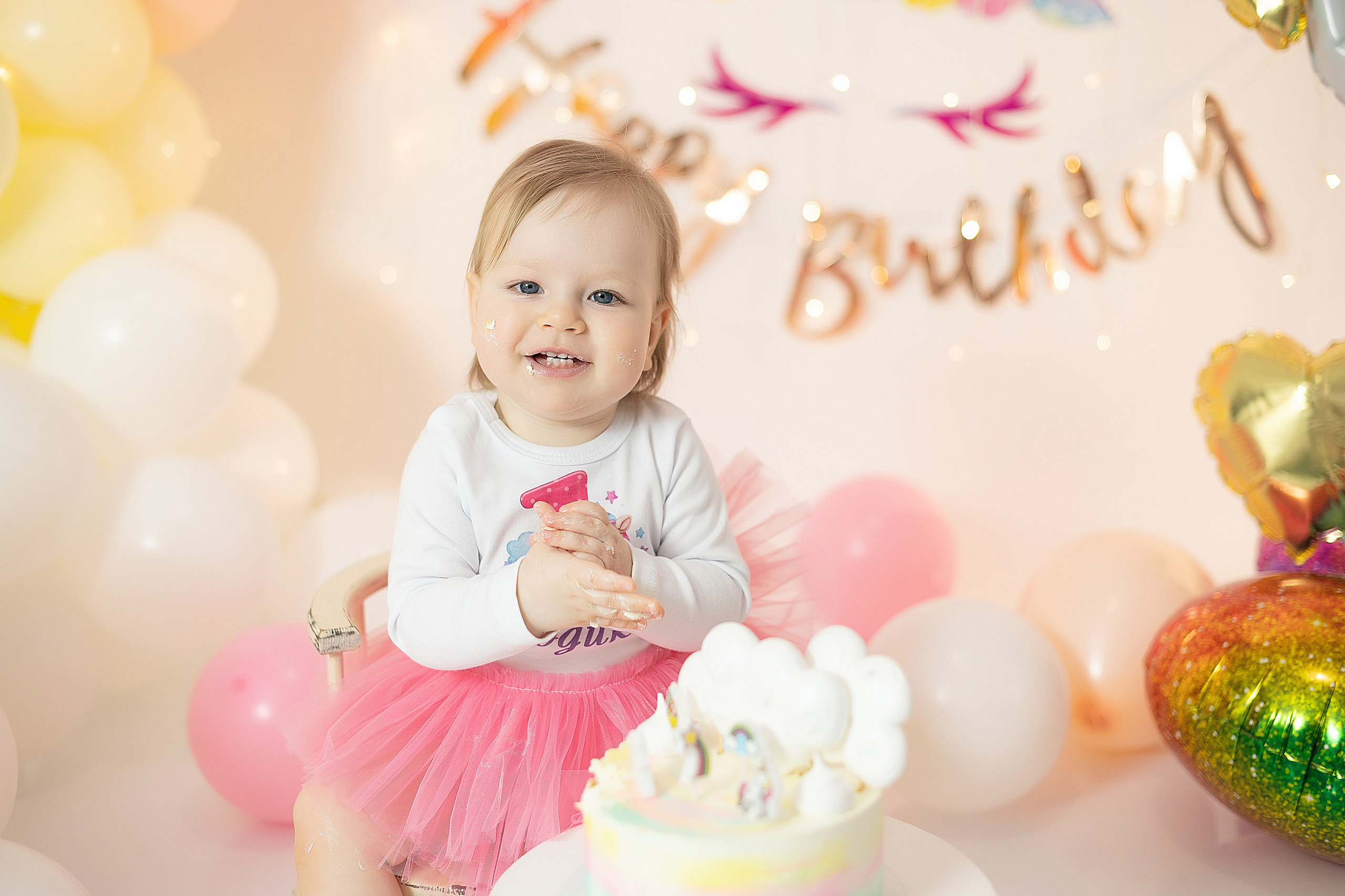 Первый годик Катюшке. Детский и семейный фотограф в Красноярске. Фотосессии новорожденных малышей до 1 месяца