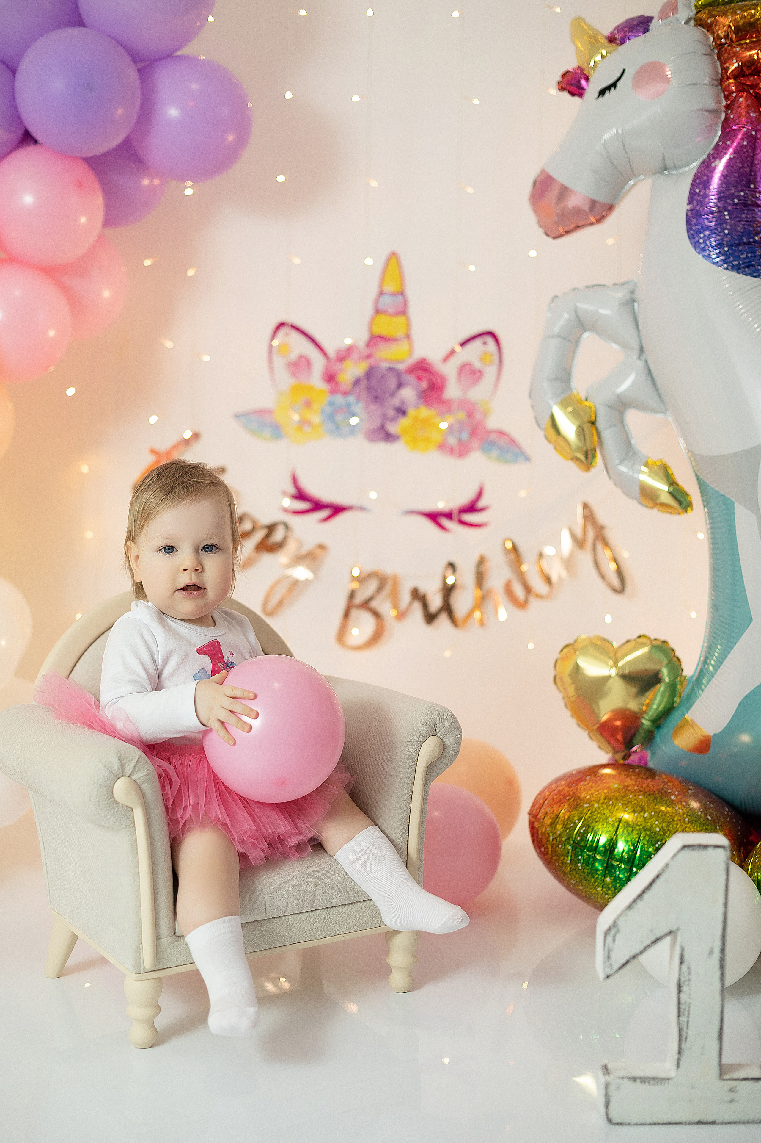 Первый годик Катюшке. Детский и семейный фотограф в Красноярске. Фотосессии новорожденных малышей до 1 месяца