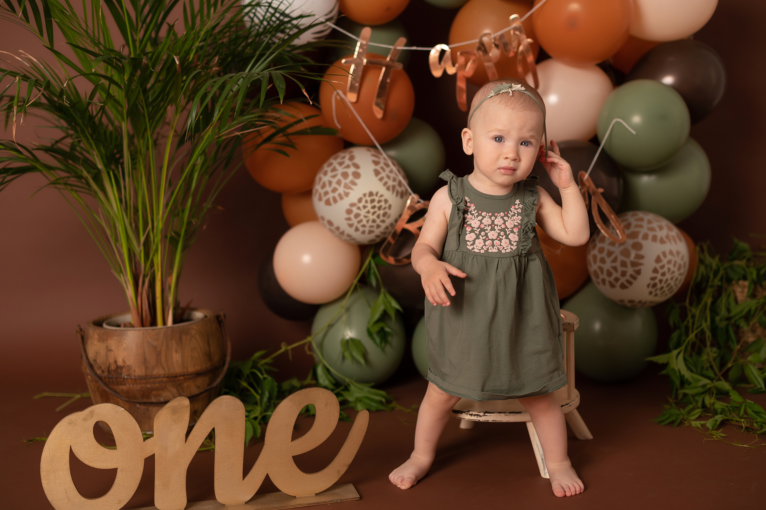 Первый годик Полине. Детский и семейный фотограф в Красноярске. Фотосессии новорожденных малышей до 1 месяца