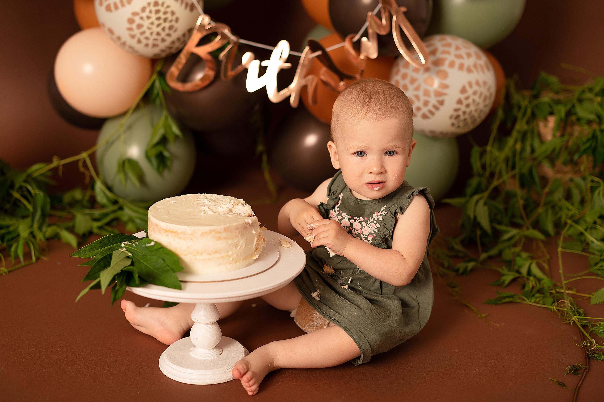 Первый годик Полине. Детский и семейный фотограф в Красноярске. Фотосессии новорожденных малышей до 1 месяца