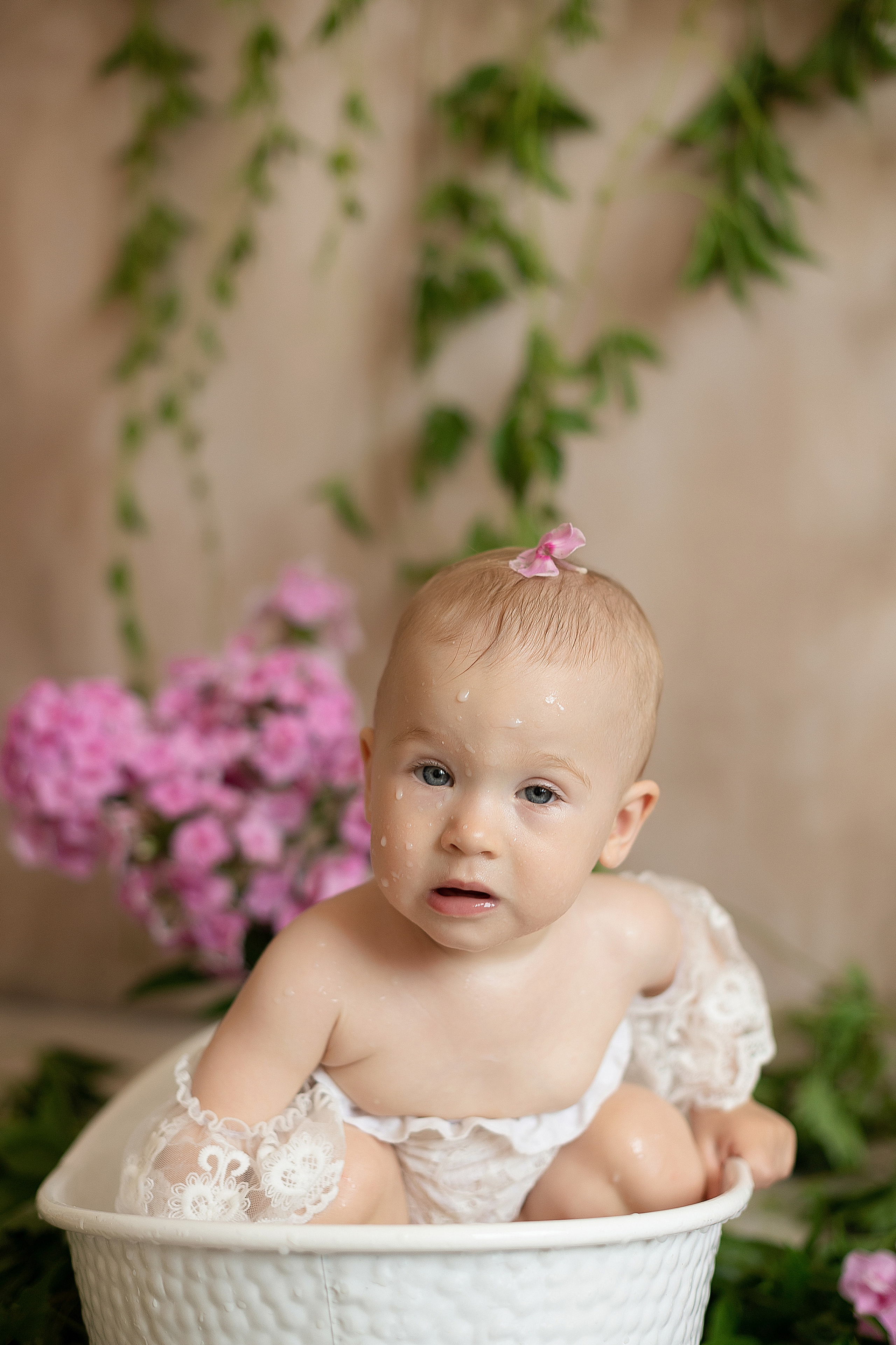 Первый годик Полине. Детский и семейный фотограф в Красноярске. Фотосессии новорожденных малышей до 1 месяца