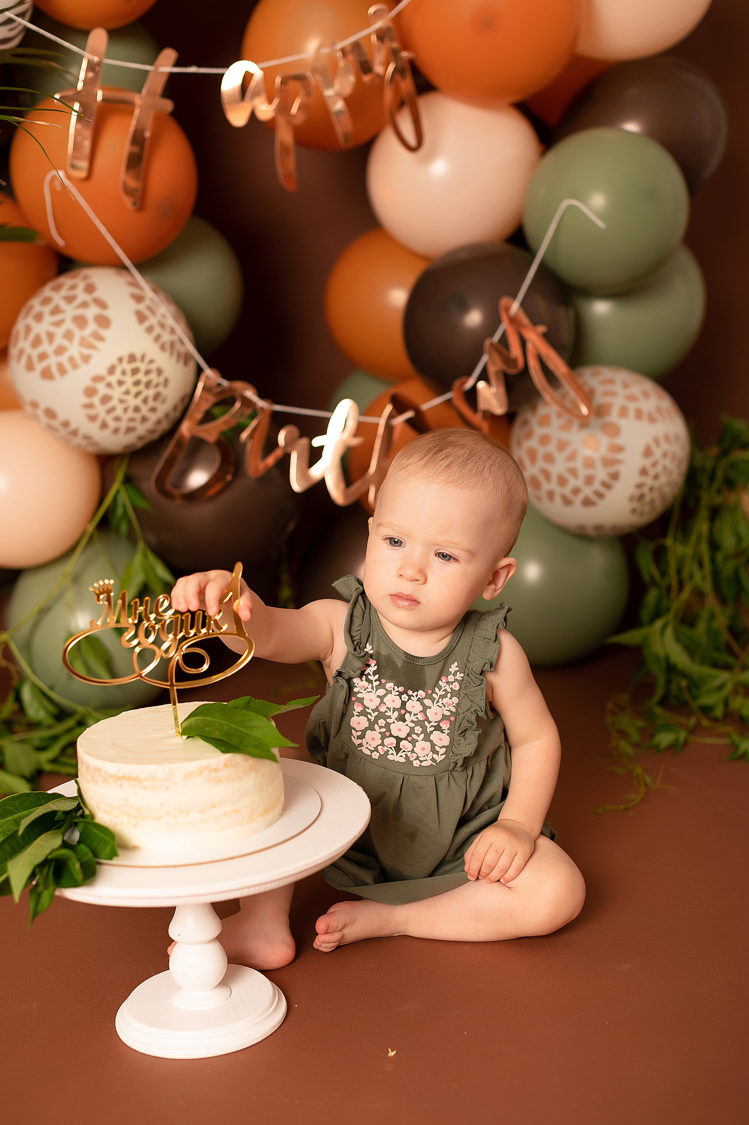 Первый годик Полине. Детский и семейный фотограф в Красноярске. Фотосессии новорожденных малышей до 1 месяца