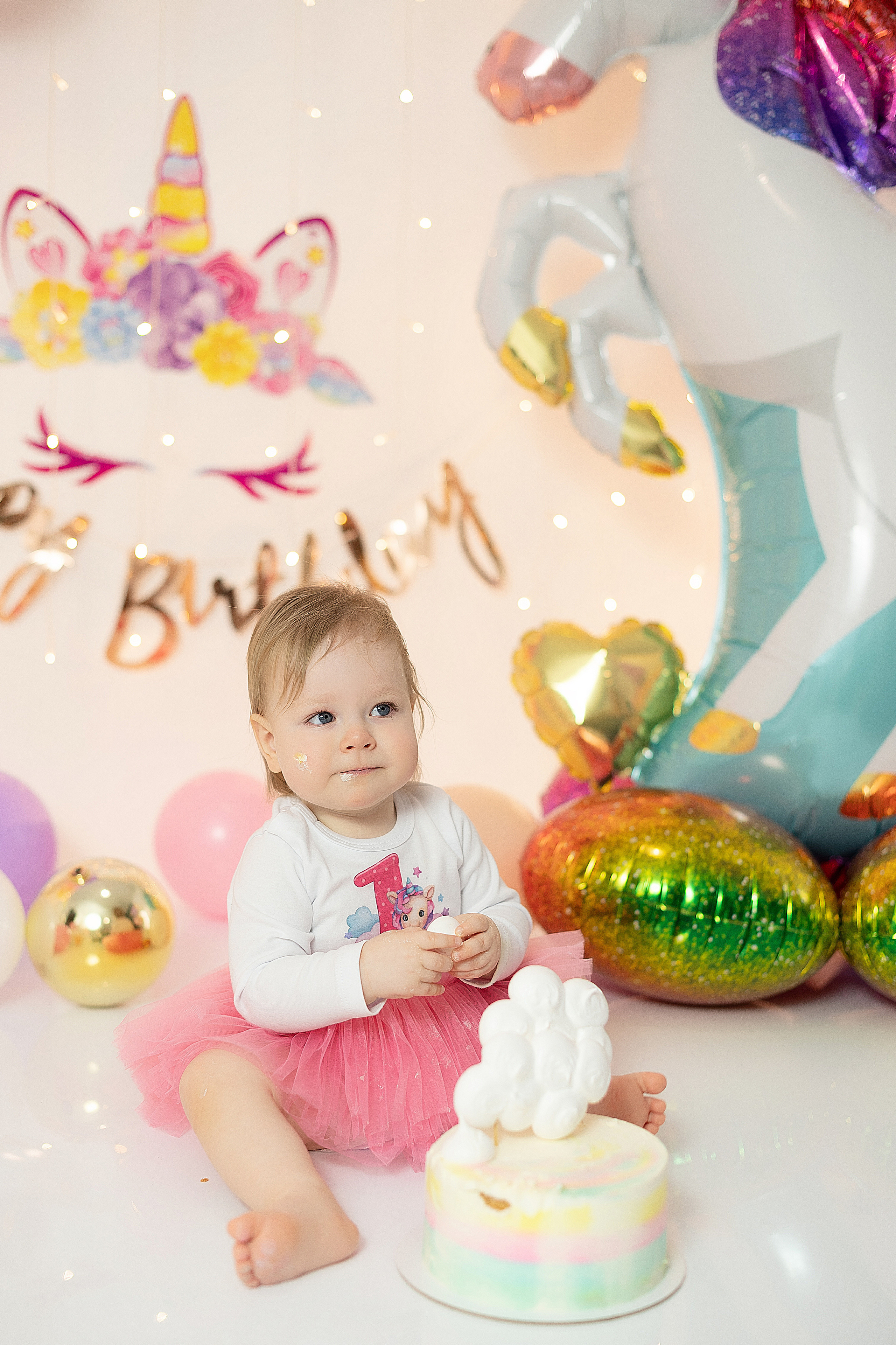 Первый годик Катюшке. Детский и семейный фотограф в Красноярске. Фотосессии новорожденных малышей до 1 месяца