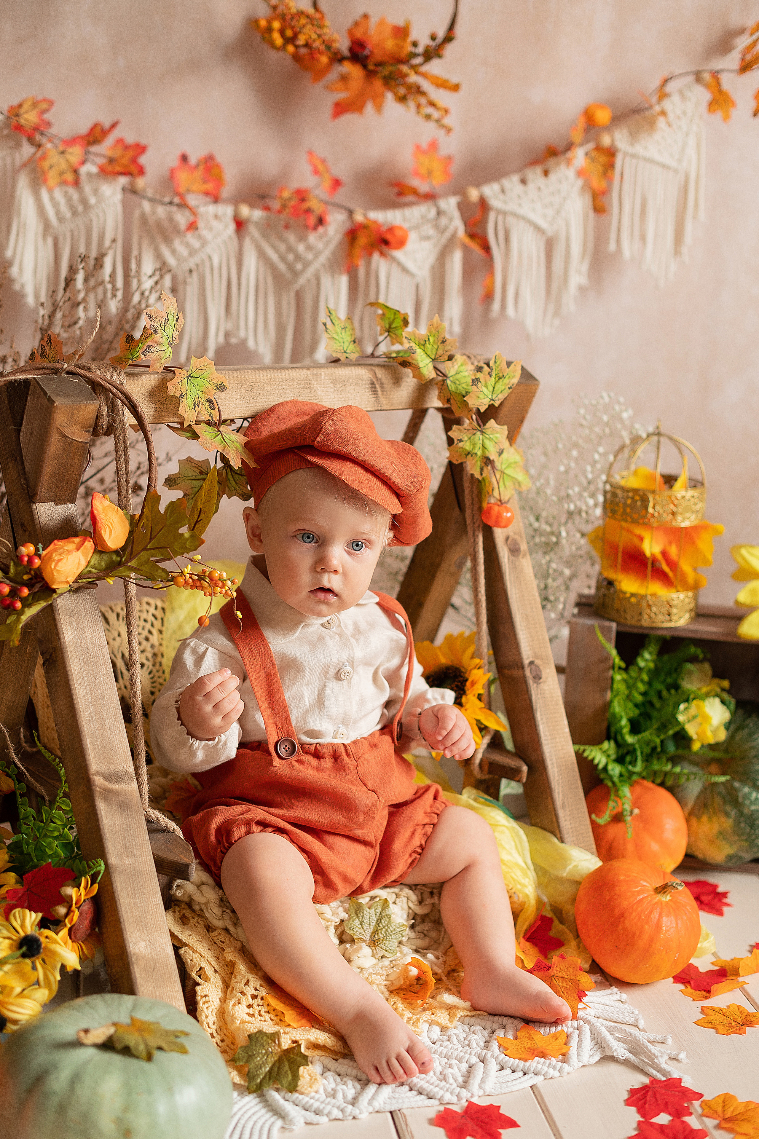 Назар, 1 годик. Детский и семейный фотограф в Красноярске. Фотосессии новорожденных малышей до 1 месяца