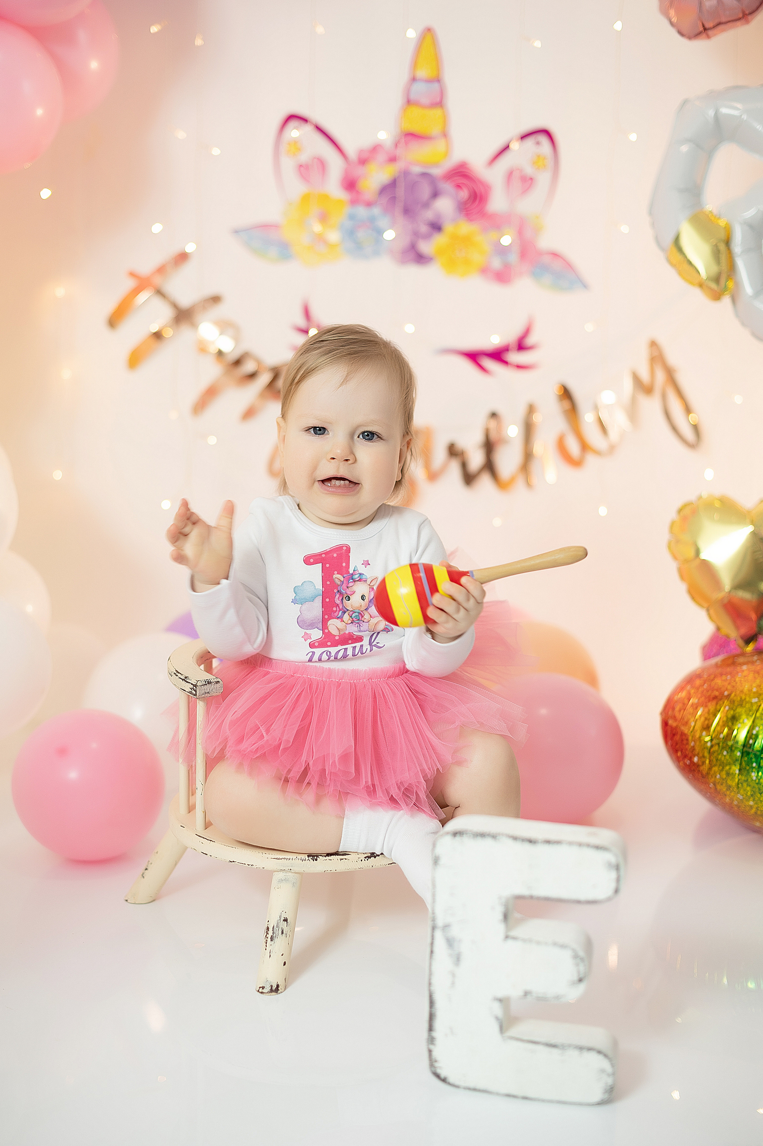 Первый годик Катюшке. Детский и семейный фотограф в Красноярске. Фотосессии новорожденных малышей до 1 месяца