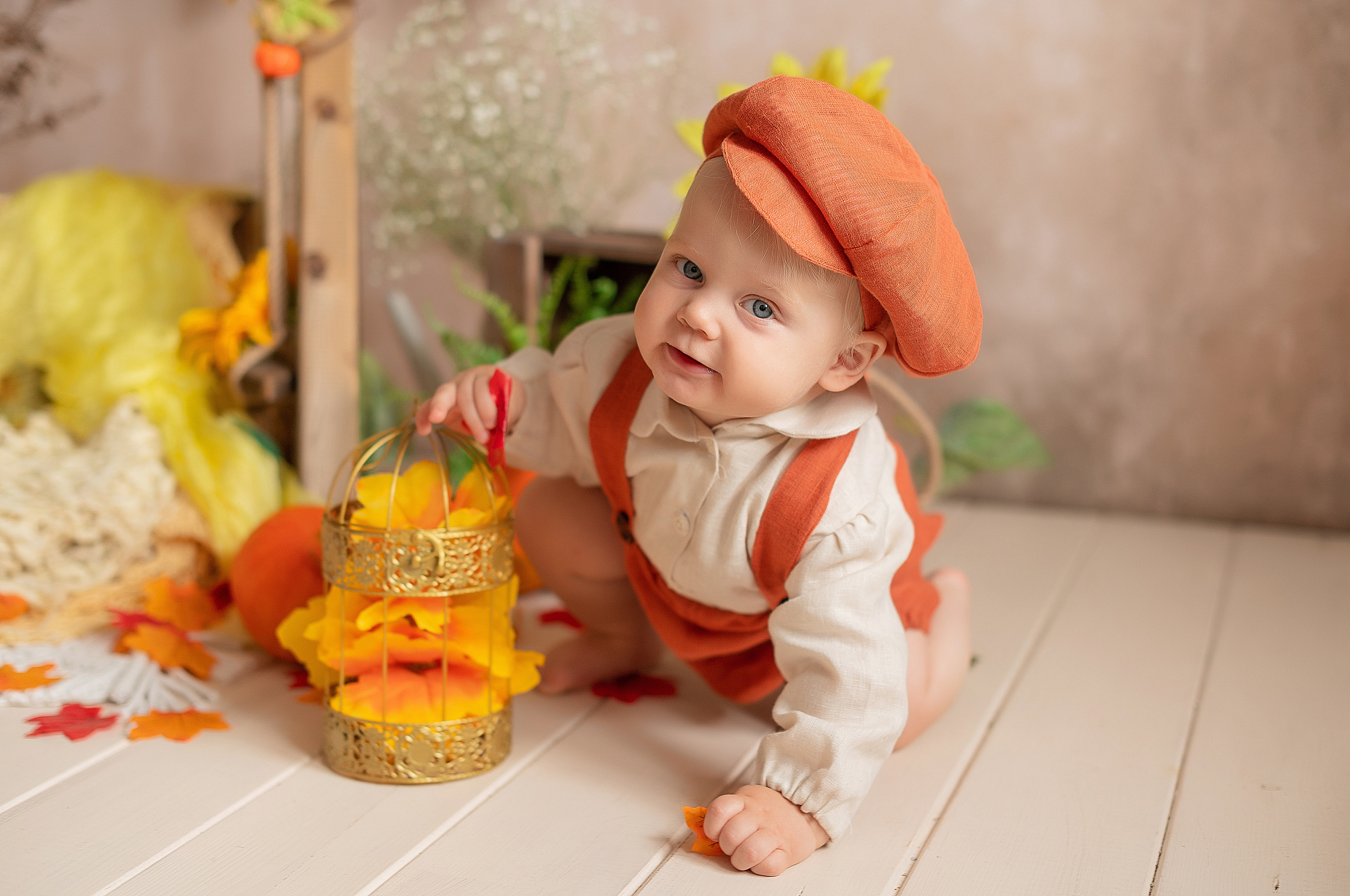 Назар, 1 годик. Детский и семейный фотограф в Красноярске. Фотосессии новорожденных малышей до 1 месяца