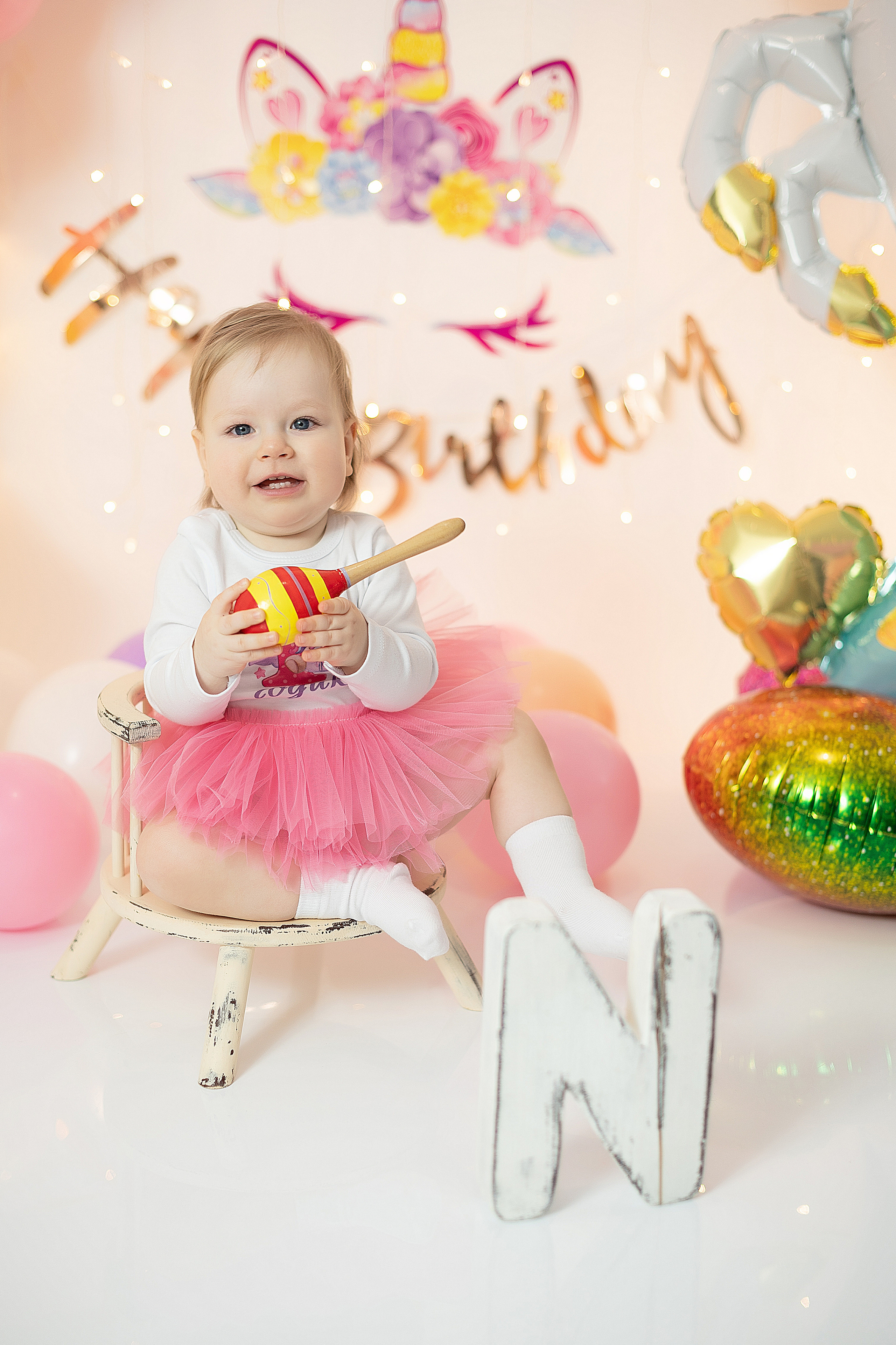 Первый годик Катюшке. Детский и семейный фотограф в Красноярске. Фотосессии новорожденных малышей до 1 месяца