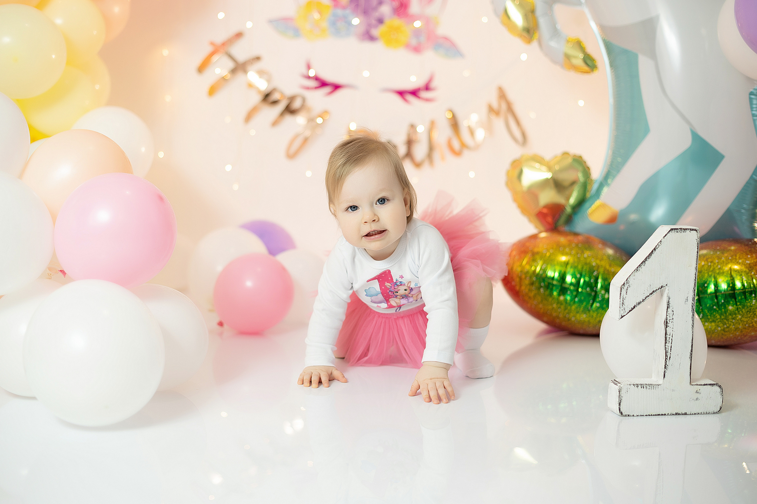 Первый годик Катюшке. Детский и семейный фотограф в Красноярске. Фотосессии новорожденных малышей до 1 месяца